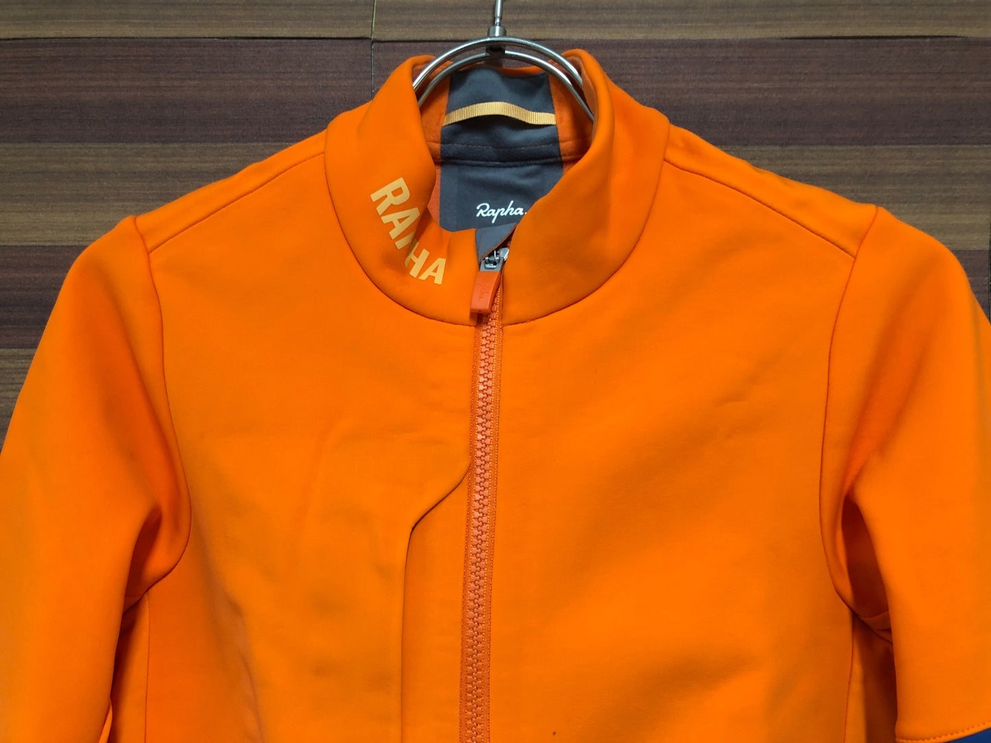 IP244 ラファ Rapha PRO TEAM WINTER JACKET 長袖 サイクルジャケット オレンジ S 裏起毛