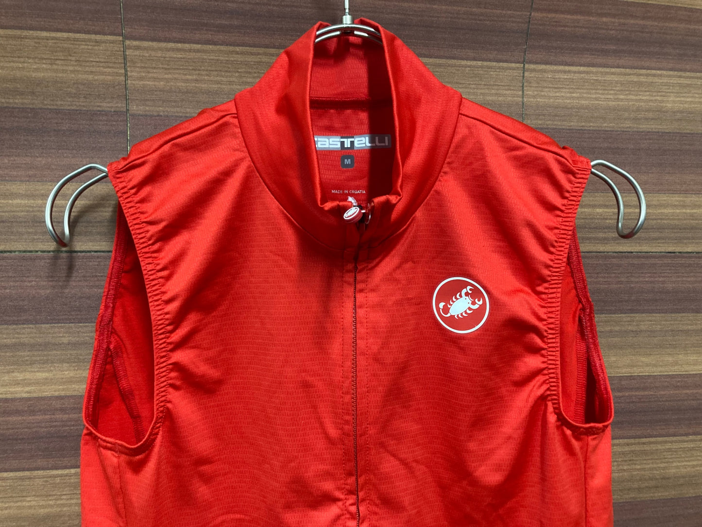 IP788 カステリ castelli ROSSO CORSA PRO THERMAL MID VEST サイクルベスト ジレ 裏起毛 L