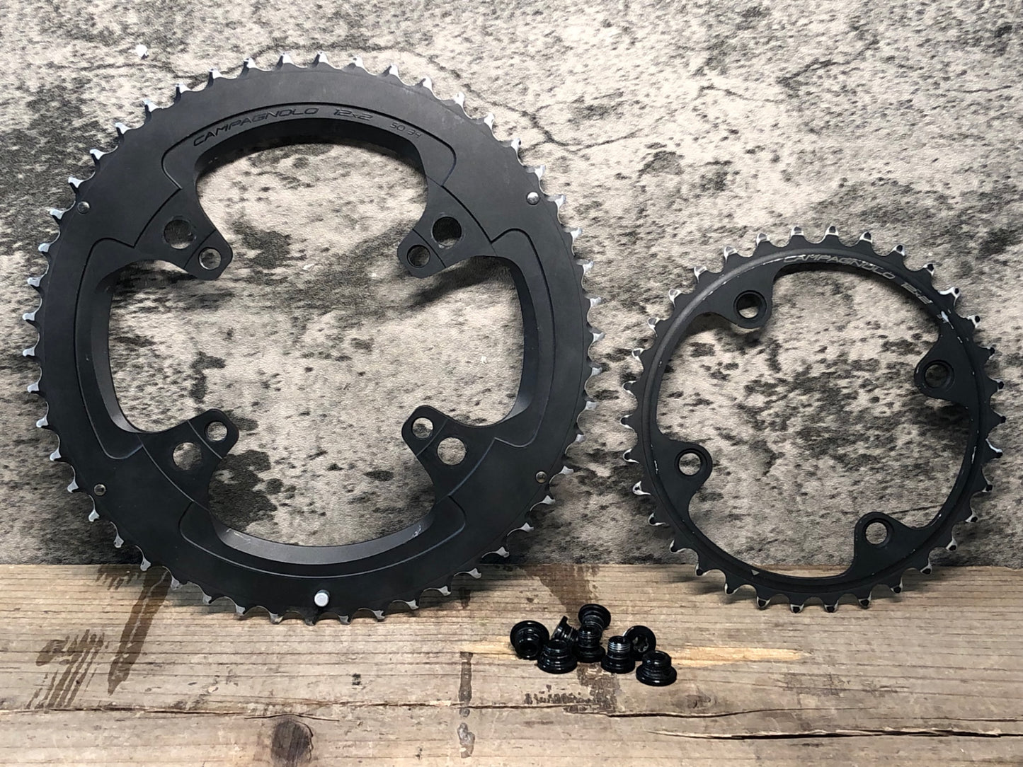 IZ548 カンパニョーロ CAMPAGNOLO コーラス CHORUS チェーンリング 50/34T 12S