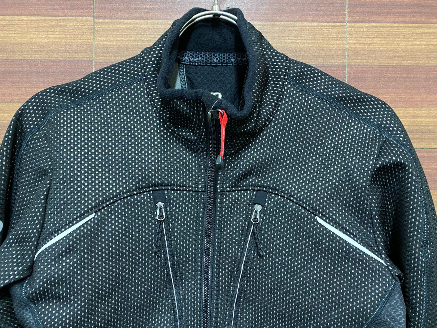 IP611 パールイズミ PEARL iZUMi 長袖 サイクルジャケット 黒 M 裏起毛 WIND BREAK TITANIUM