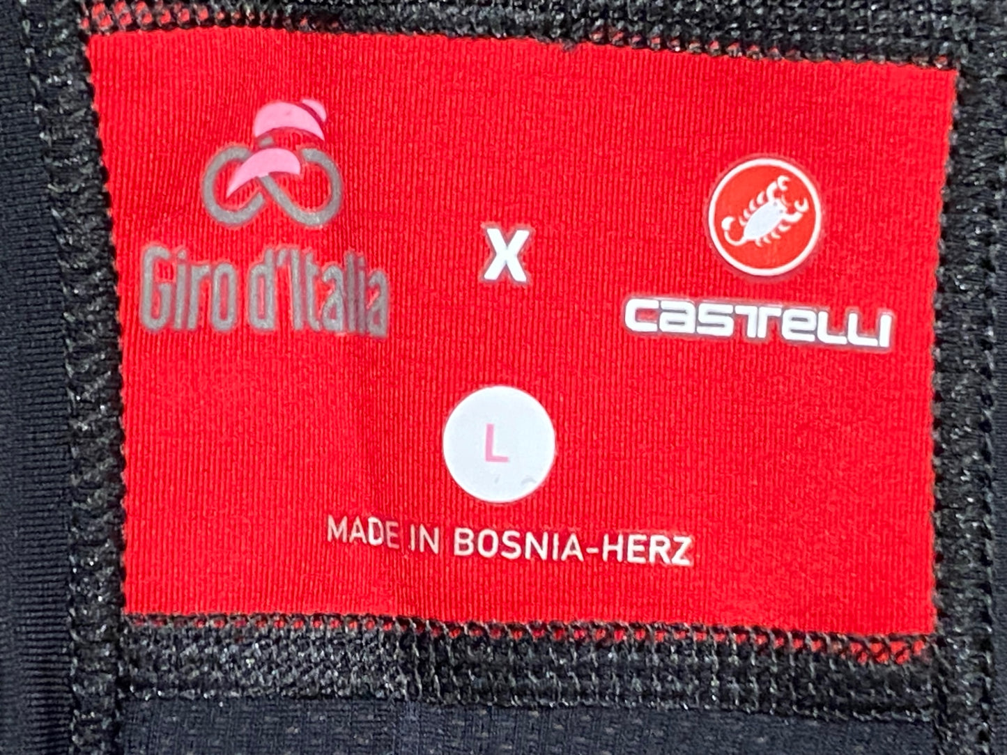 IW915 カステリ CASTELLI Giro D’Italia Competizione BIB ビブショーツ L ブラック