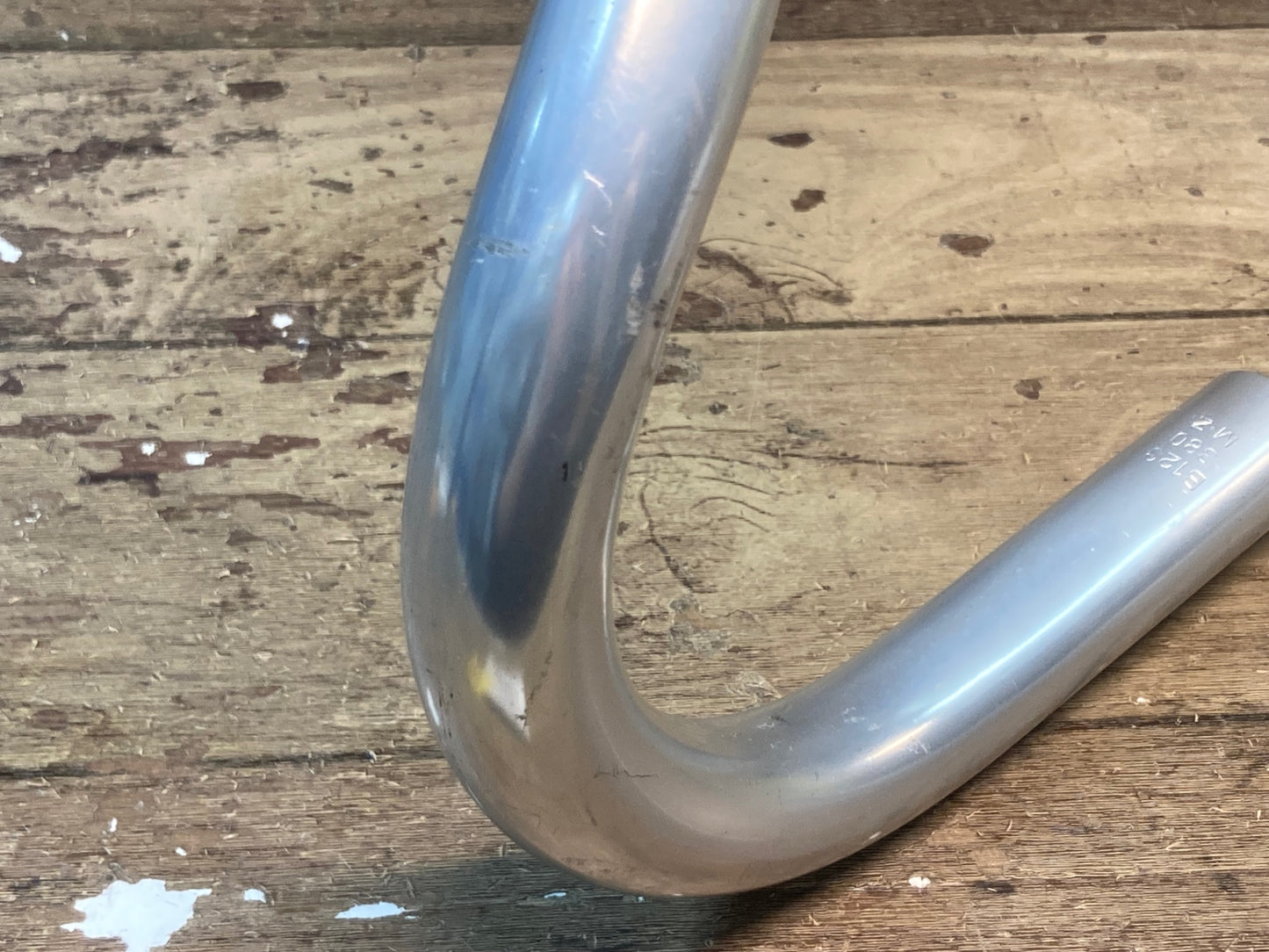 IL172 日東 NITTO NJS ハンドル アルミ エンドC-C380mm ハンドルクランプ Φ25.4