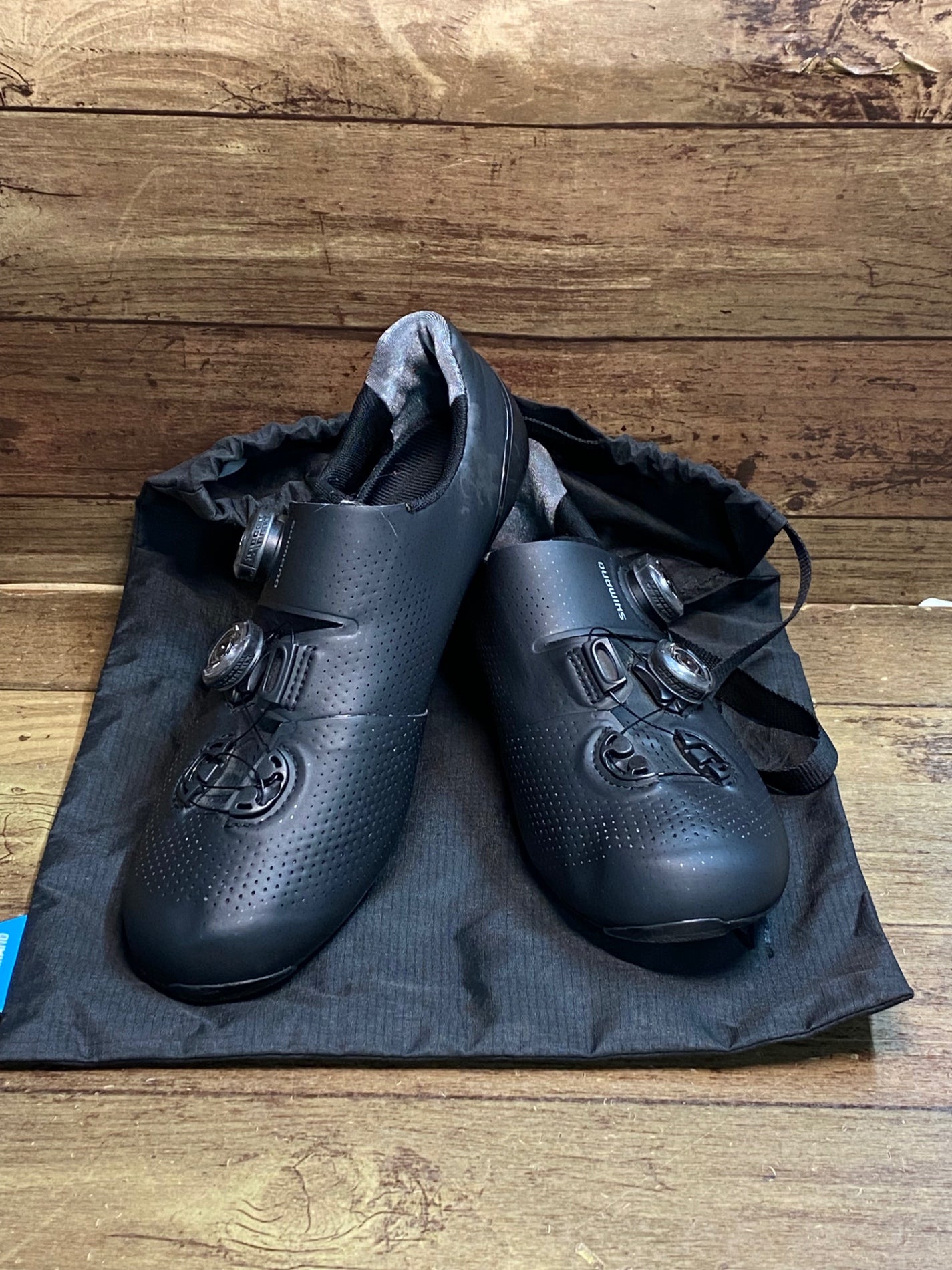 II091 シマノ SHIMANO S-PHYRE SH-RC901 ビンディングシューズ EU42 黒 