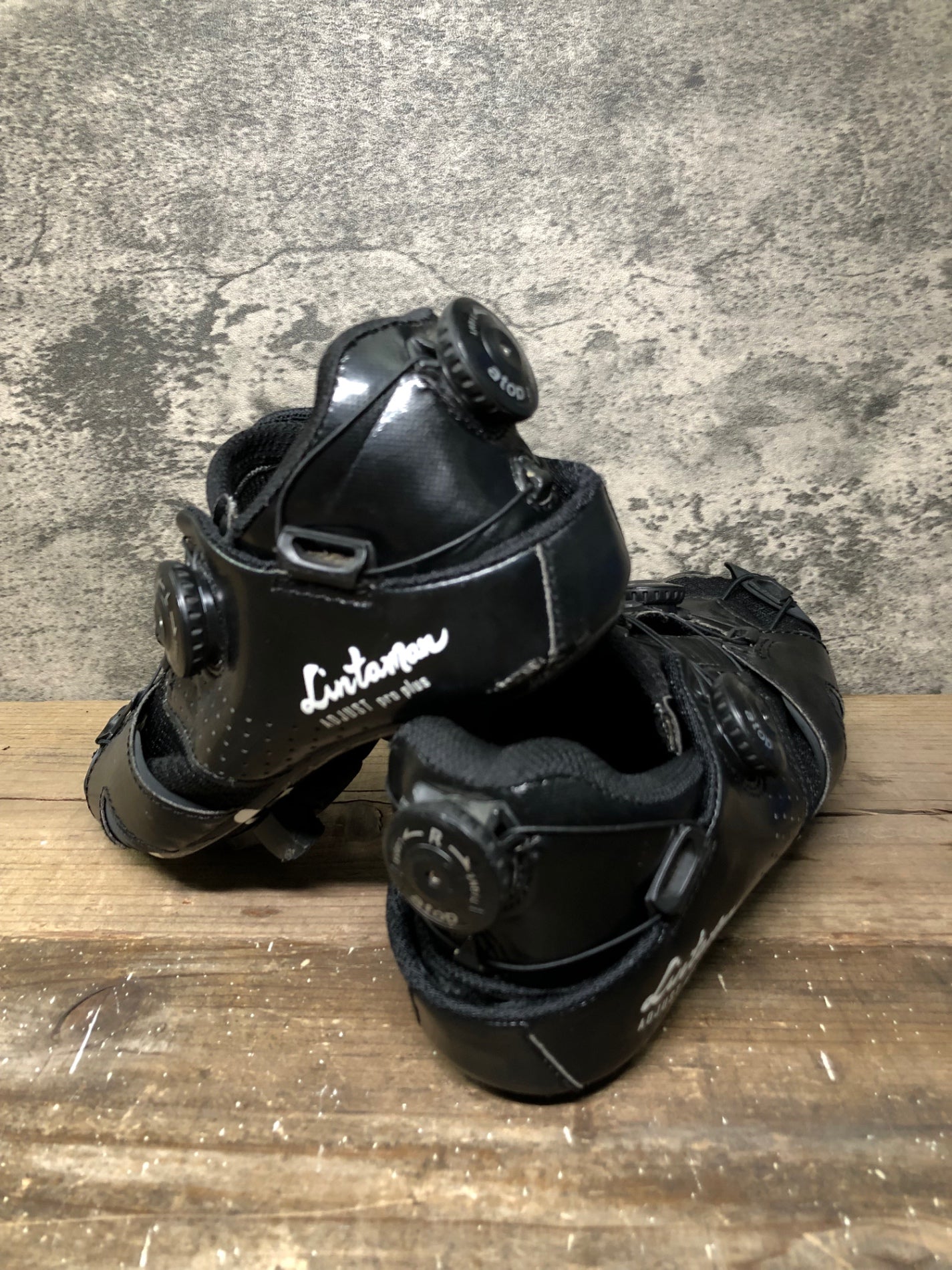 IJ963 リンタマン Lintaman ADJUST Pro plus ビンディングシューズ SPD-SL 黒 EU39
