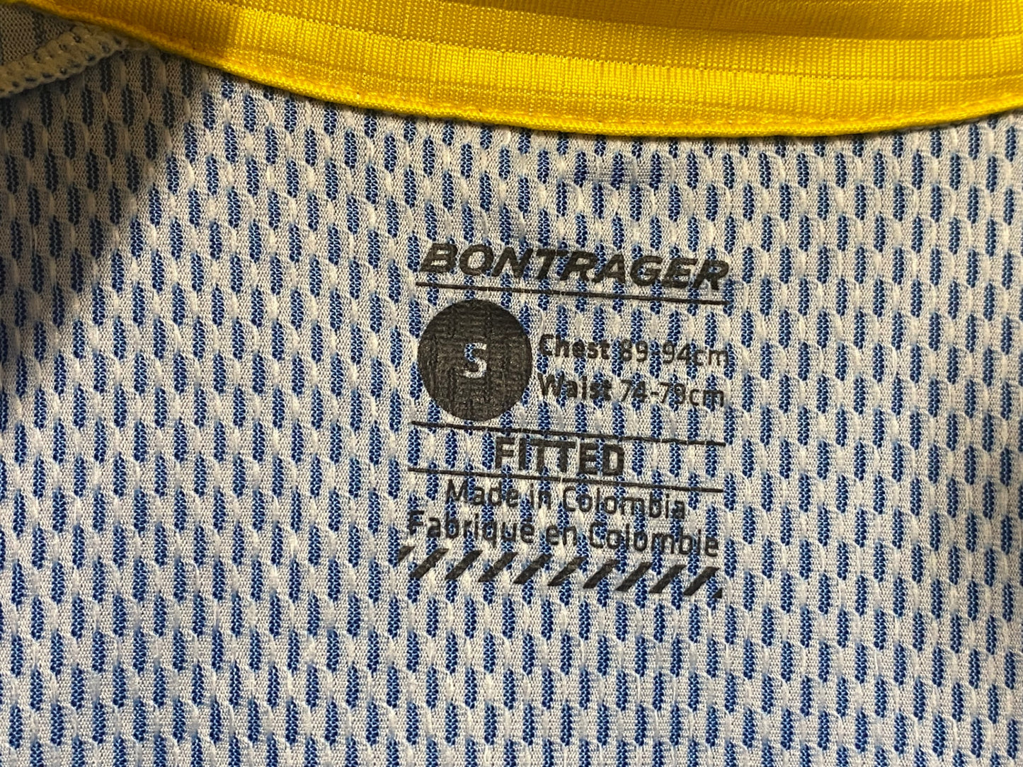 IY341 ボントレガー BONTRAGER 半袖 サイクルジャージ 青 S PENNSYLVANIA