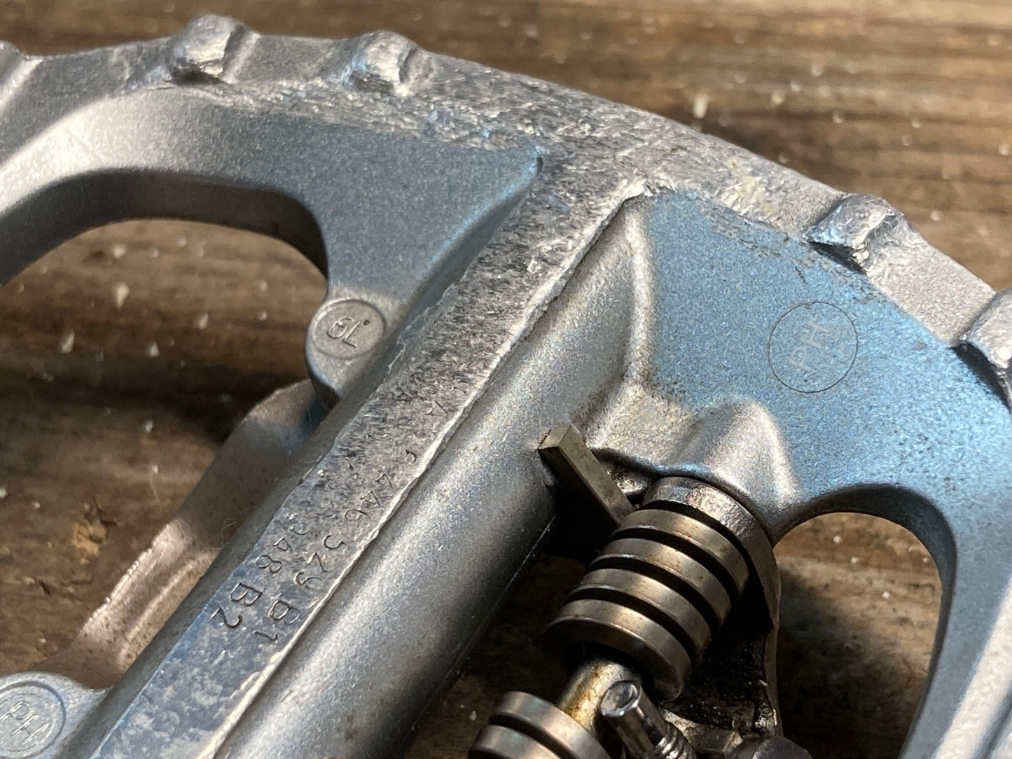 IN433 シマノ SHIMANO PD-A530 ビンディングペダル 片面フラット SPD シルバー