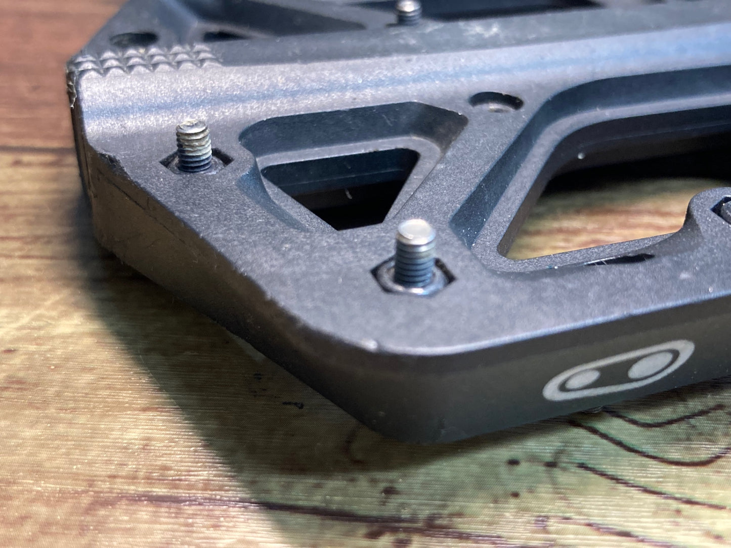 IX753 クランクブラザーズ CRANK BROTHERS STAMP1 フラットペダル 黒
