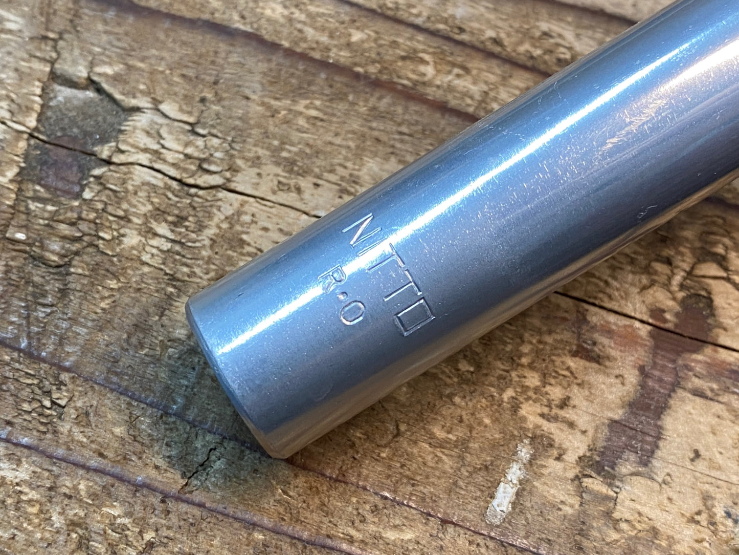 IS094 日東 NITTO Sim Works アルミハンドルバー フラット Φ22.2 720mm ※シム付属