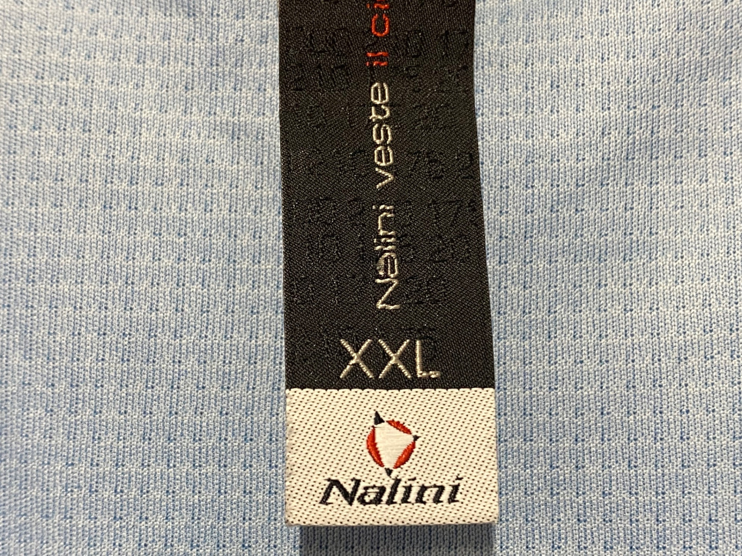 HZ092 ナリーニ Narini 半袖 サイクルジャージ 青 XXL ※毛玉