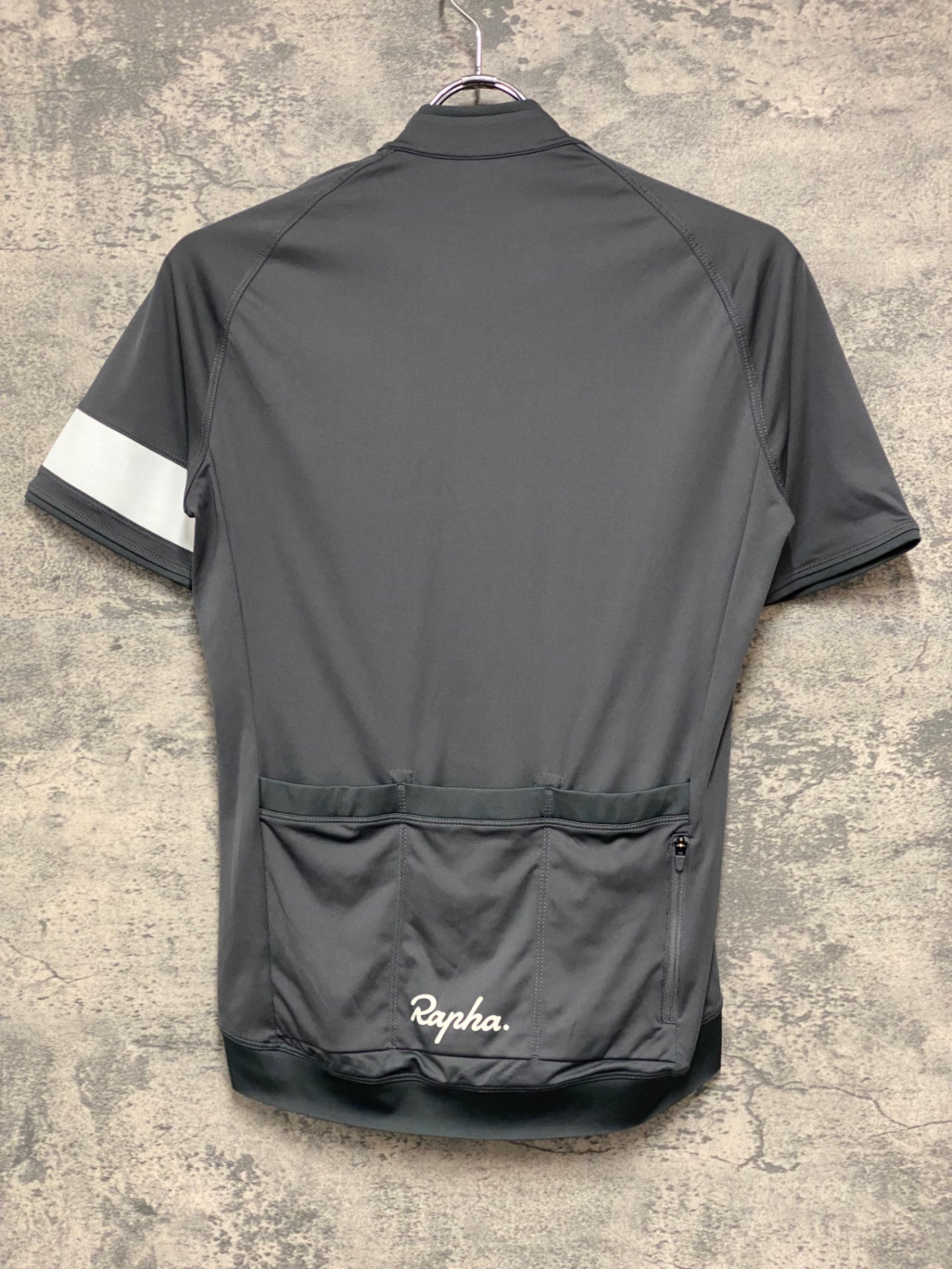 IY457 ラファ Rapha CORE JERSEY 半袖 サイクルジャージ グレー S