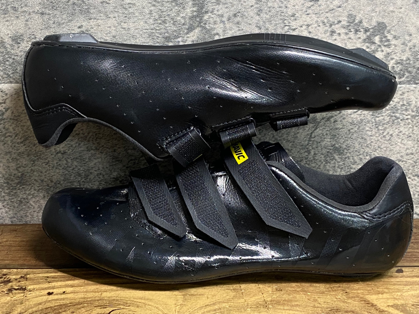 JA506 マヴィック MAVIC コスミック COSMIC ビンディングシューズ SPD-SL 黒 EUR42 ベルクロ