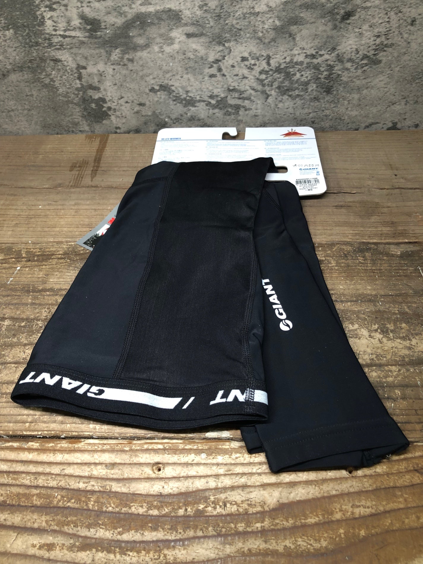IV751 ジャイアント GIANT レッグウォーマー 黒 M 裏起毛