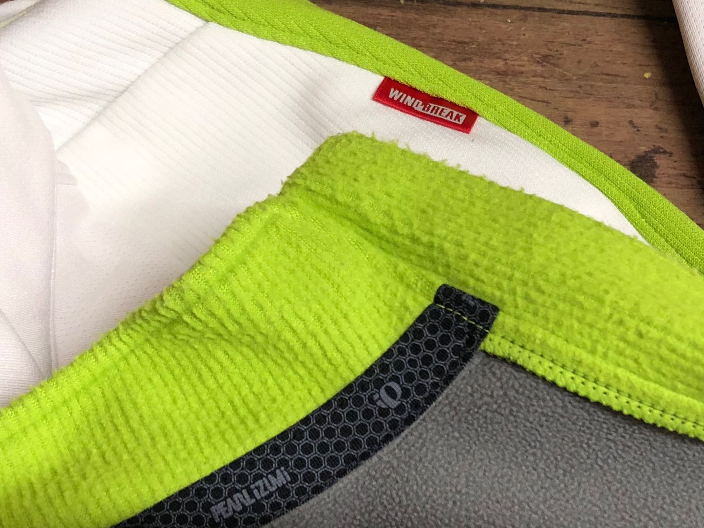 IL292 パールイズミ PEARL iZUMi 長袖 サイクルジャケット 裏起毛 M 白