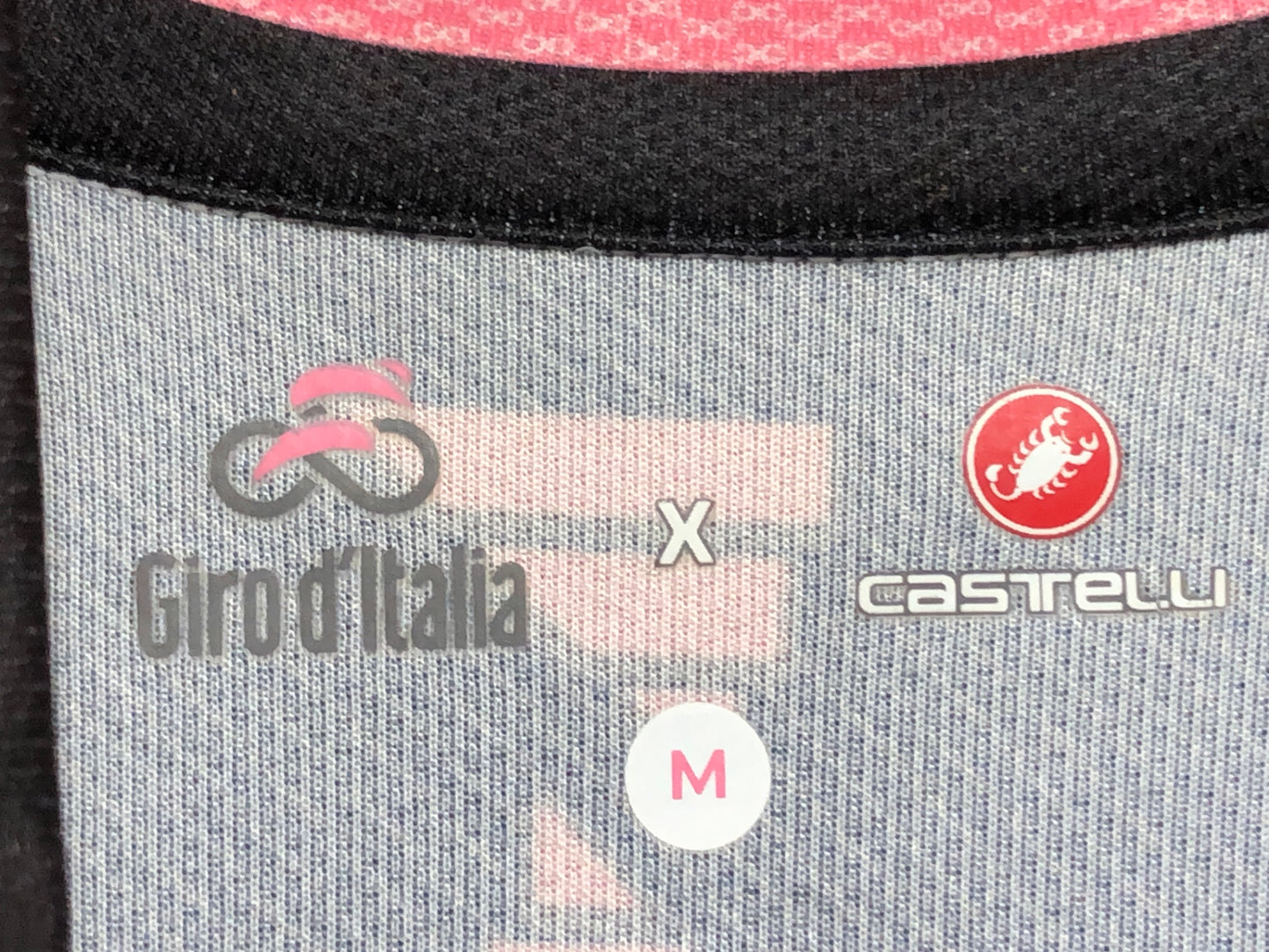 IK198 カステリ CASTELLI ジロ・デ・イタリア Giro d'Italia 半袖 サイクルジャージ M 黒