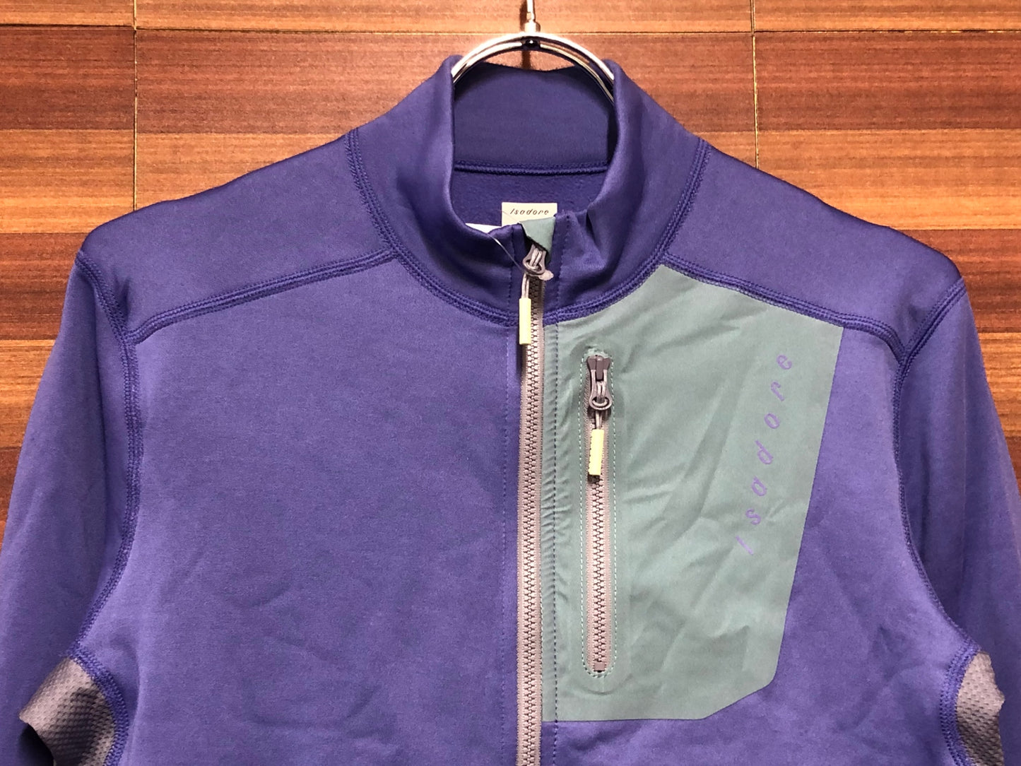 IL306 イザドア Isadore ALTERNATIVE ECO FLEECE LONG SLEEVE JERSEY 長袖 サイクルジャージ 紫 M 裏起毛