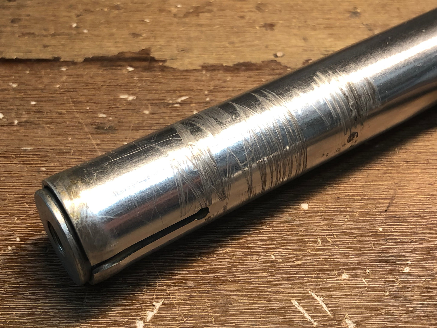 GW296 3T 3ttt Wenger スレッド クイル ステム 120mm Φ25.4 コラム径22.2mm ※傷あり
