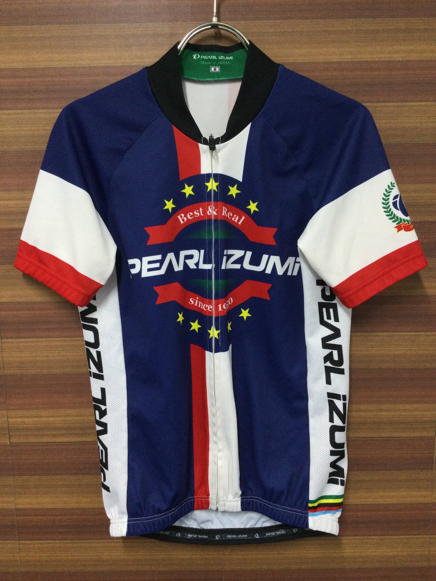GO507 パールイズミ PEARL iZUMi 半袖 サイクルジャージ 青/白 S