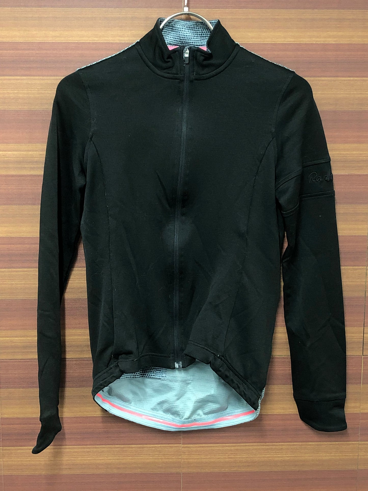 GG736 ラファ Rapha リバティ ロングスリーブジャージ + LIBERTY LONG SLEEVE JERSEY レディース 黒 サイズ不明 ※動物の毛付着