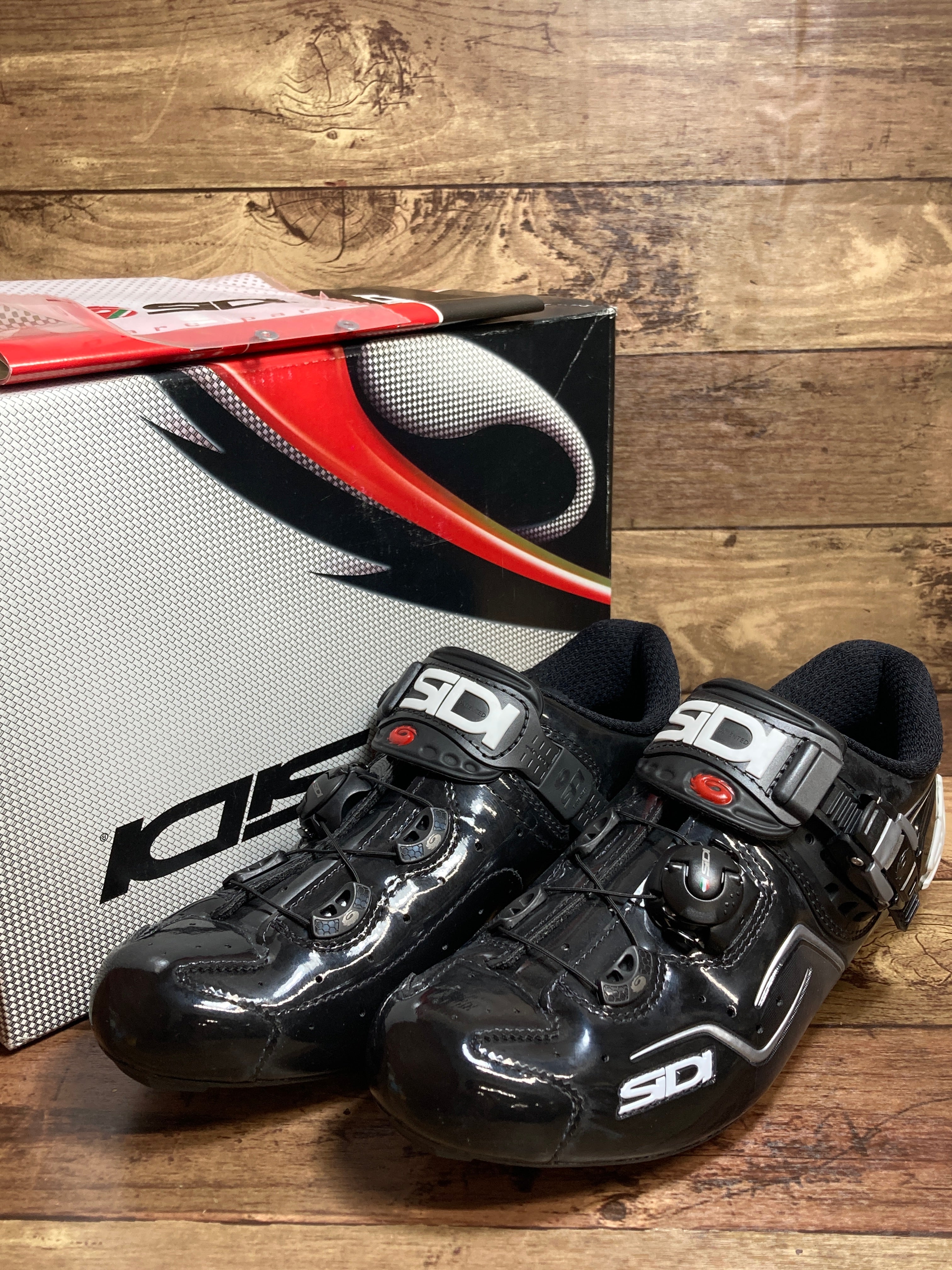 HN774 シディ SIDI カオス KAOS CARBON ビンディングシューズ 黒 EU40