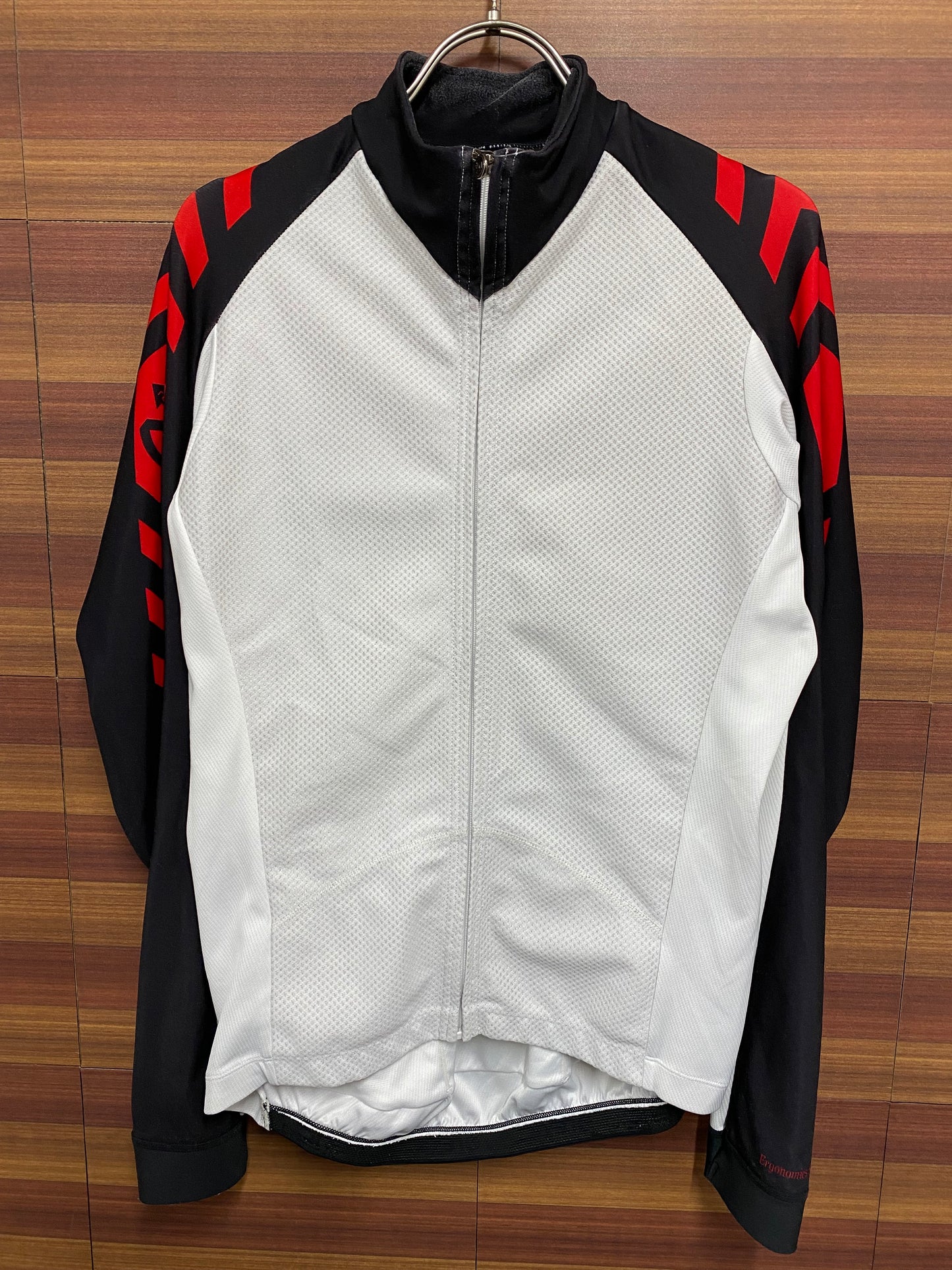 GT282 レリック reric 長袖 サイクルジャージ 白 XL ※擦れ