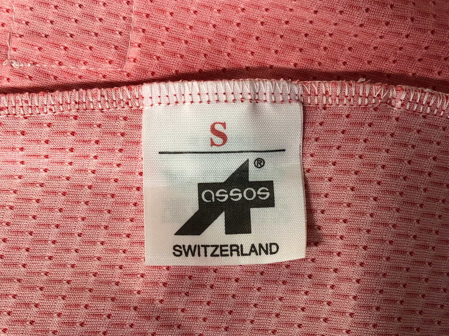 GV451 アソス ASSOS 長袖サイクルジャージ S 赤