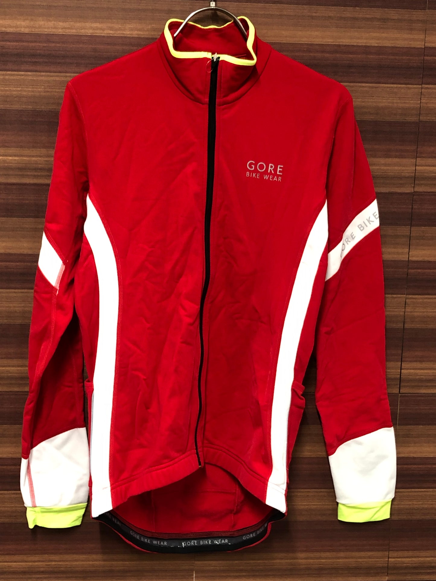 FV836 ゴアバイクウェア GORE BIKE WEAR 長袖サイクルジャージ 赤 M