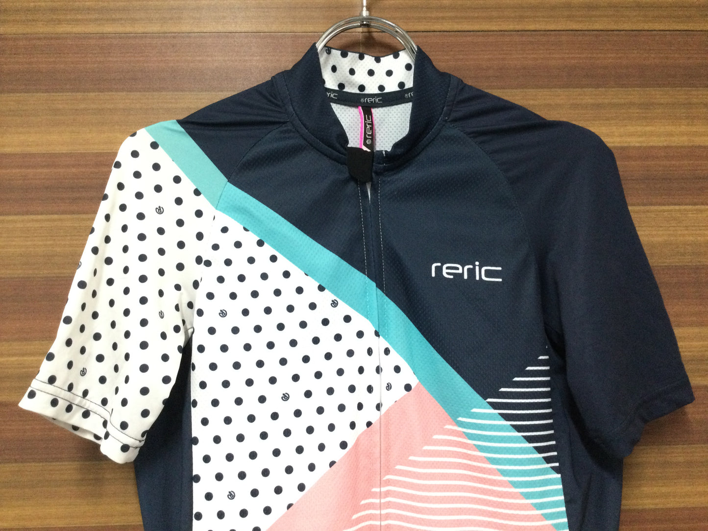 GH494 レリック reric レディース 半袖 サイクルジャージ 総柄 M