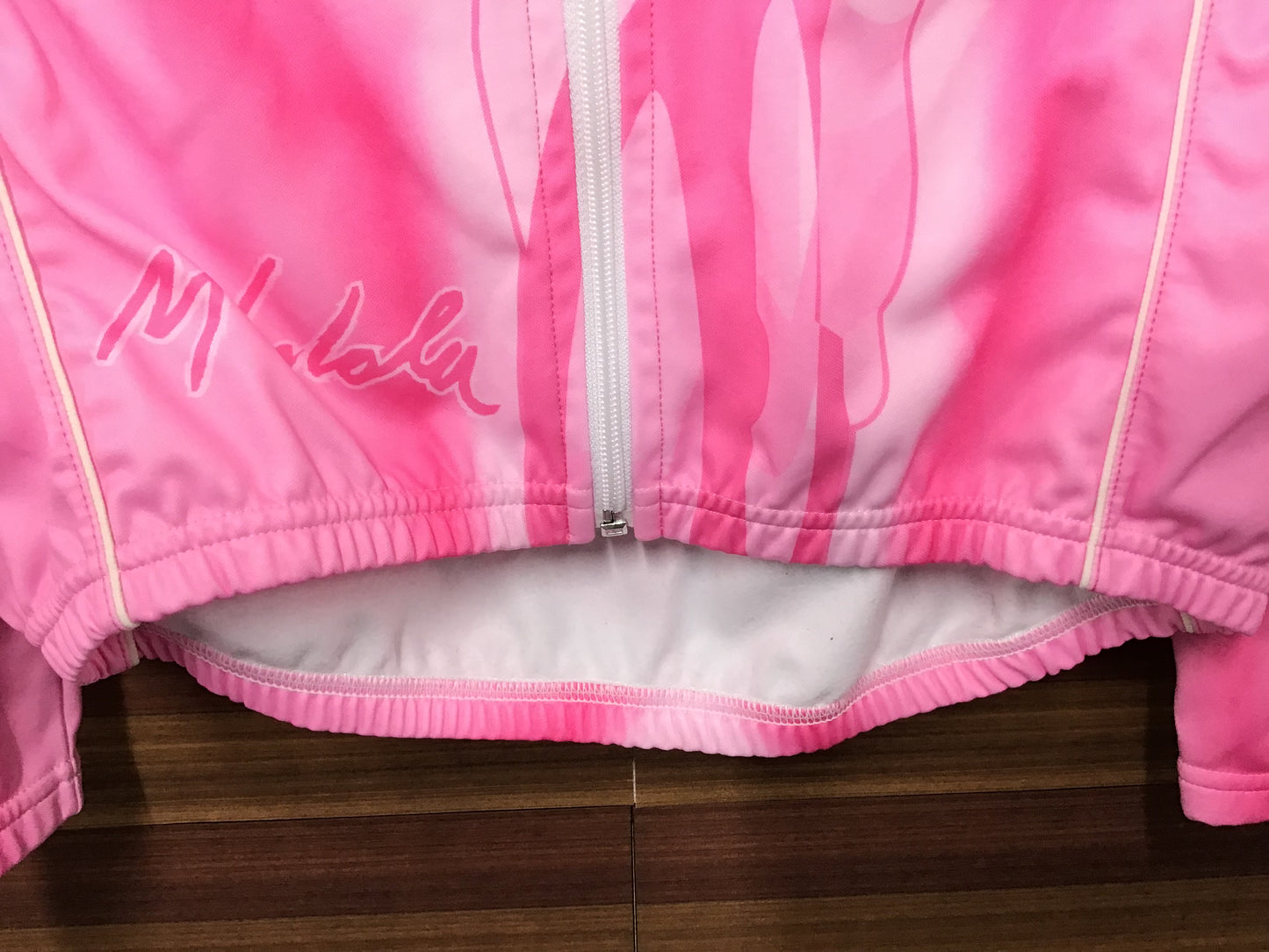 GV910 サンティーニ Santini 裏起毛 長袖 サイクルジャージ ピンク L