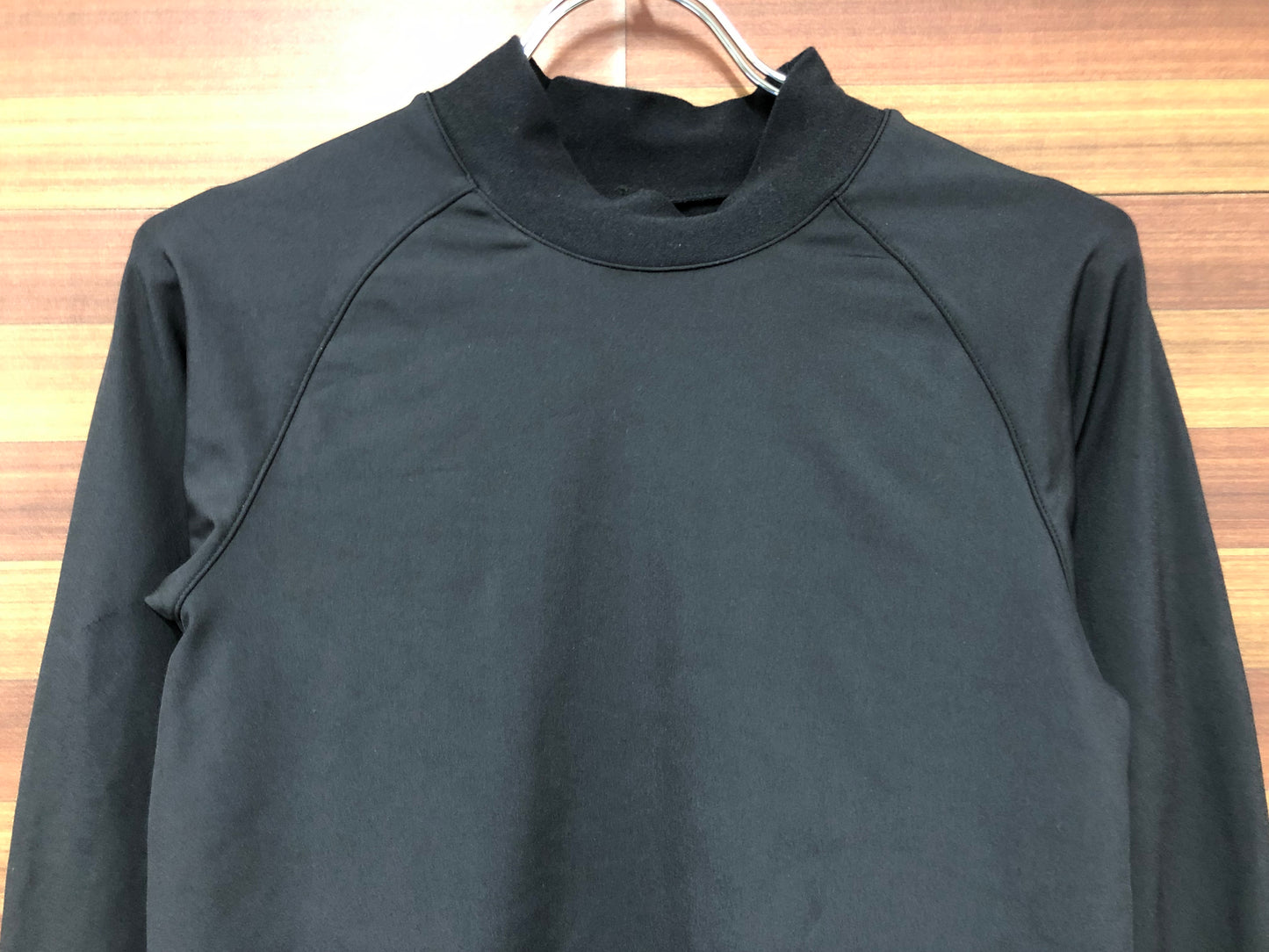 HB111 パールイズミ PEARL IZUMI 長袖 ウィンターベースレイヤー 黒 L 裏起毛 防風