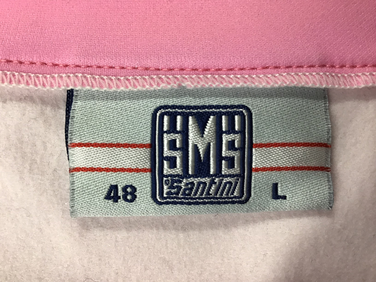 GV910 サンティーニ Santini 裏起毛 長袖 サイクルジャージ ピンク L