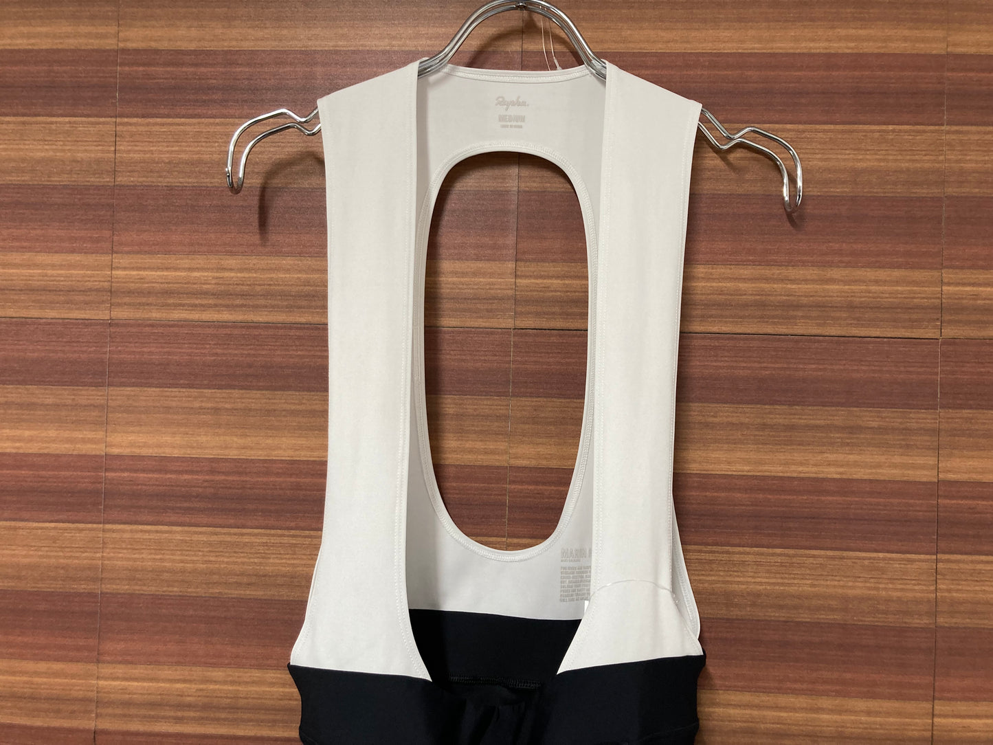 GZ805 ラファ Rapha コアビブショーツ CORE BIB SHORTS 黒 白 M ※パッド擦れあり