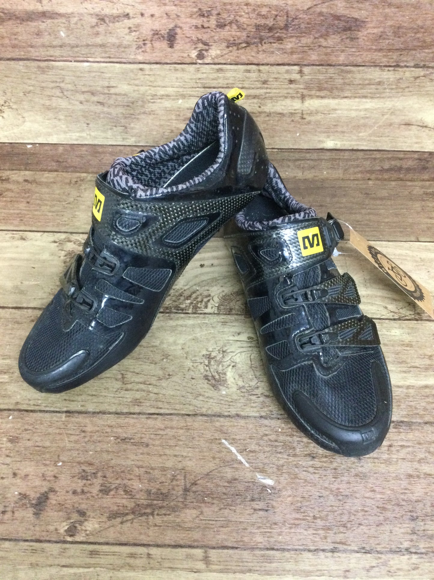 FT342 マビック MAVIC ゼリウムアルティメイト Zxellium Ultimate ビンディングシューズ 黒 EU39 1/3 SPD-SL