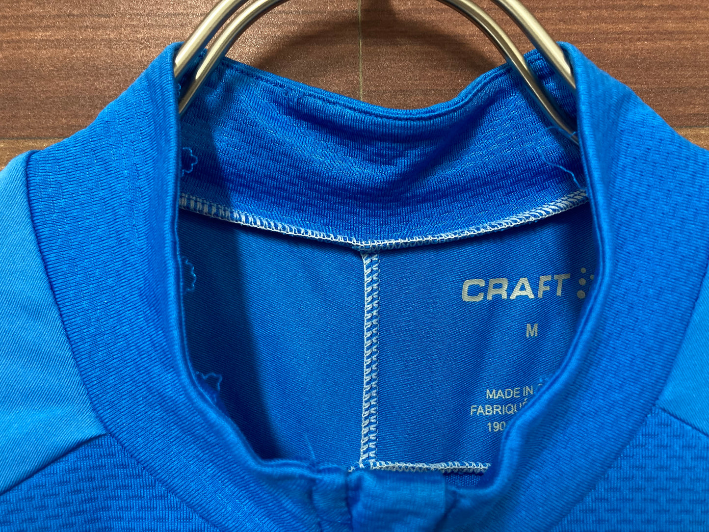 GV318 クラフト CRAFT 半袖サイクルジャージ 水色 M ほつれあり
