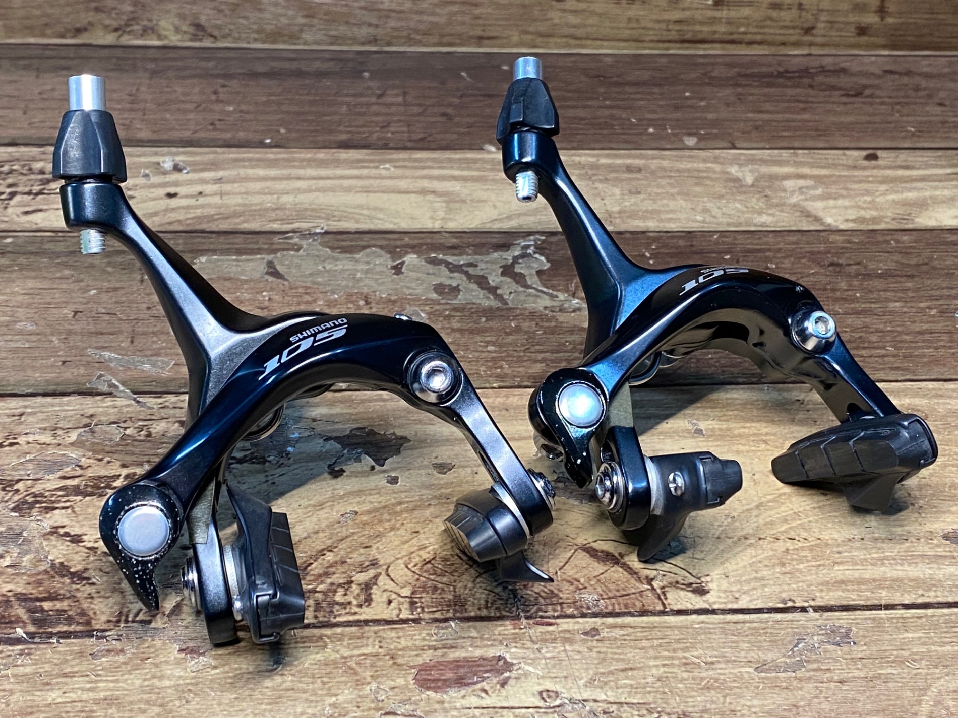 FS447 シマノ SHIMANO 105 BR-5700 キャリパーブレーキ 前後セット 黒 ...