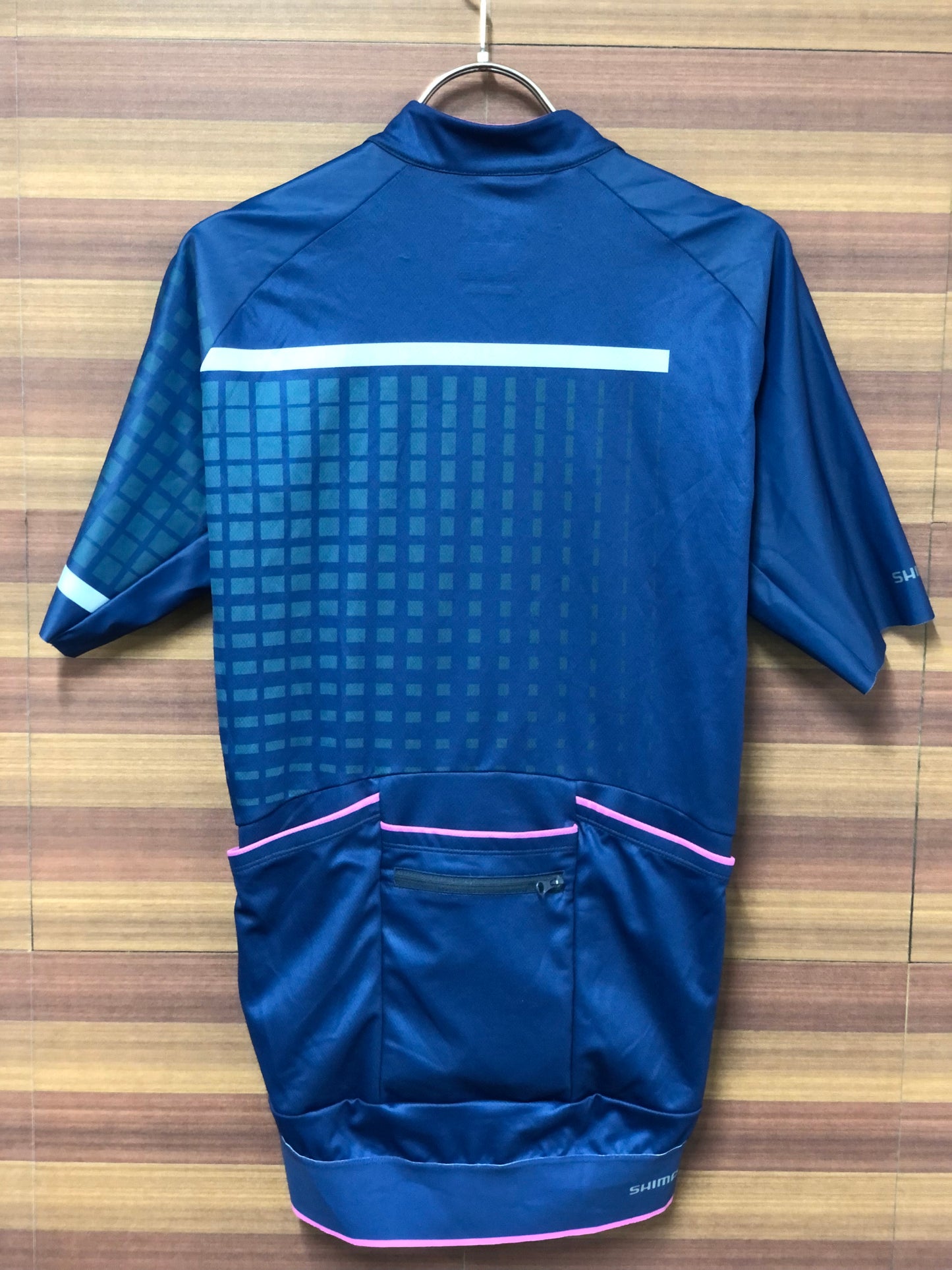 GI196 シマノ SHIMANO 半袖 サイクルジャージ XL 紺