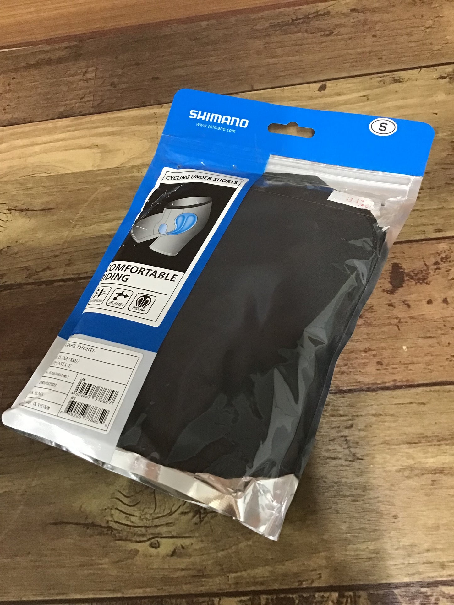 GY754 シマノ SHIMANO アンダーショーツ 黒 S ※新品未開封