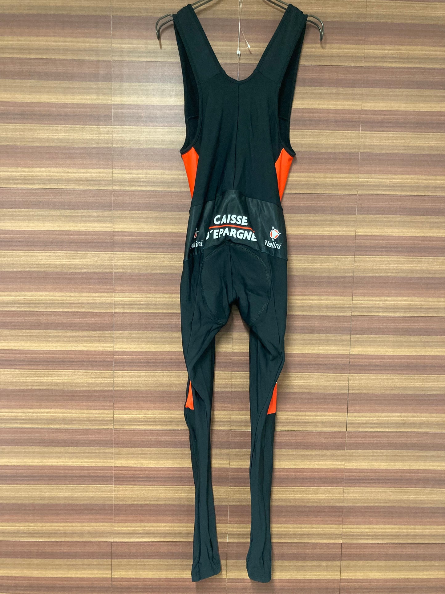 GU311 ナリーニ Nalini ビブタイツ 裏起毛 ケースデパーニュ 赤黒 3サイズ