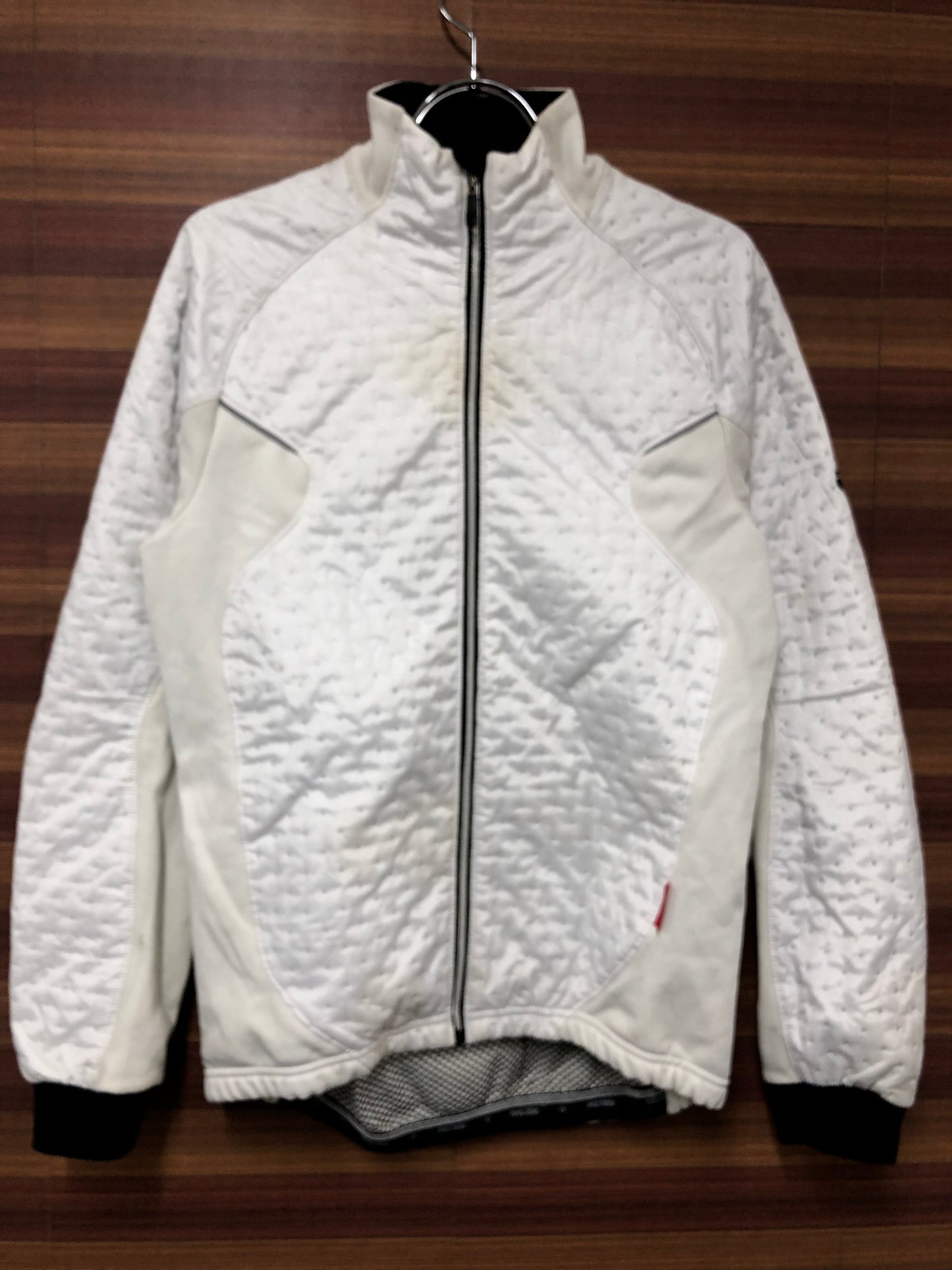 GC329 パールイズミ PERAL iZUMi 裏起毛 サイクルジャケット 白 M