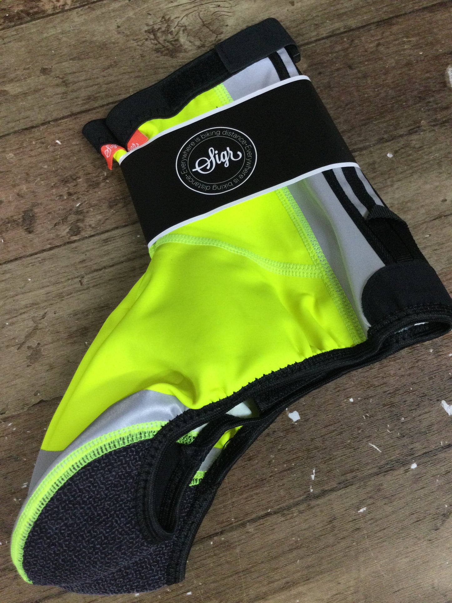 GG970 ★ シーガー Sigr GULSPARV シューズカバー 黄緑 L 42-44