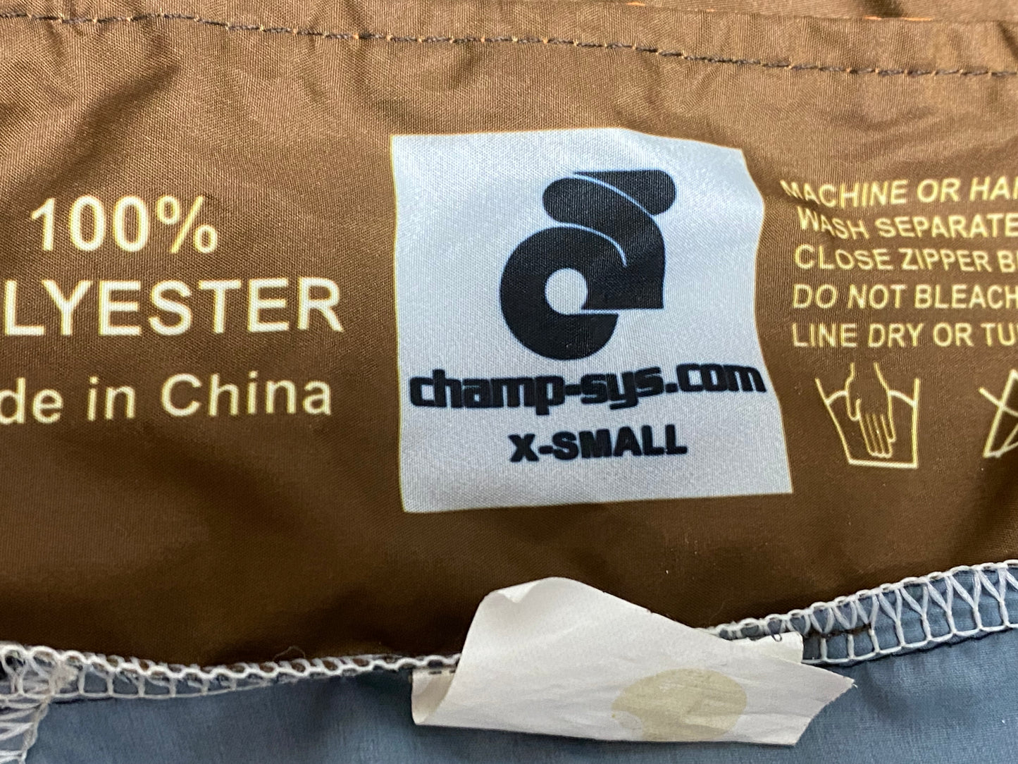 HC969 チャンピオンシステム CHAMPION SYSTEM 長袖 ウィンドブレーカー 紺 XS