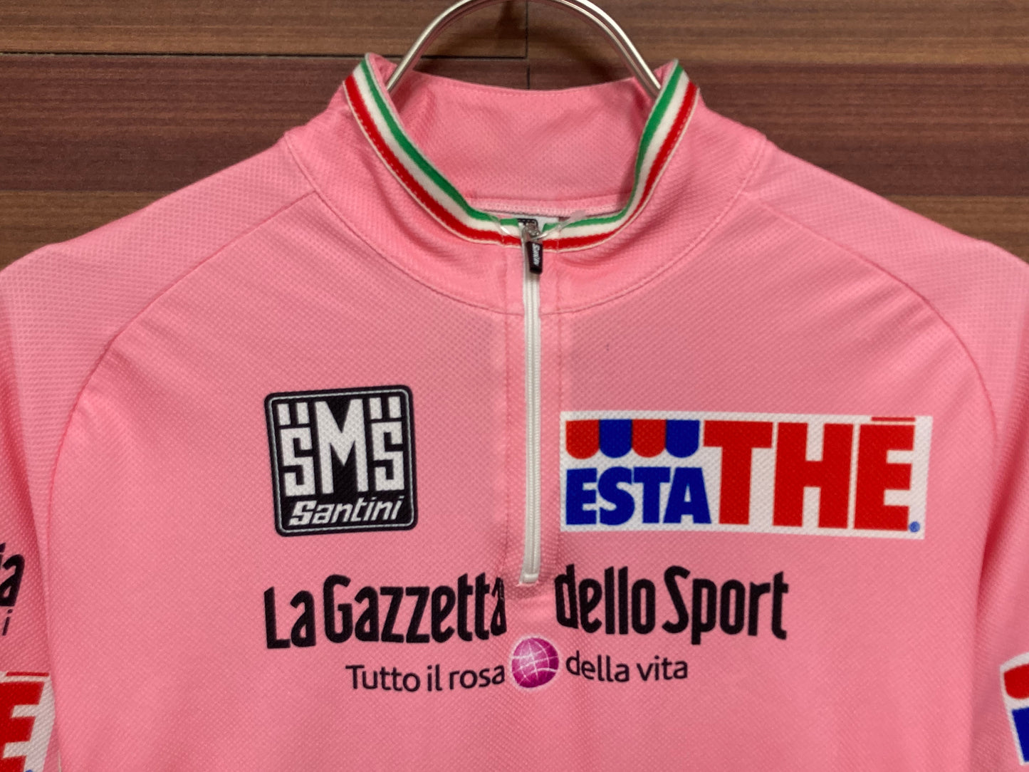 GV914 サンティーニ Santini 半袖 サイクルジャージ ピンク M