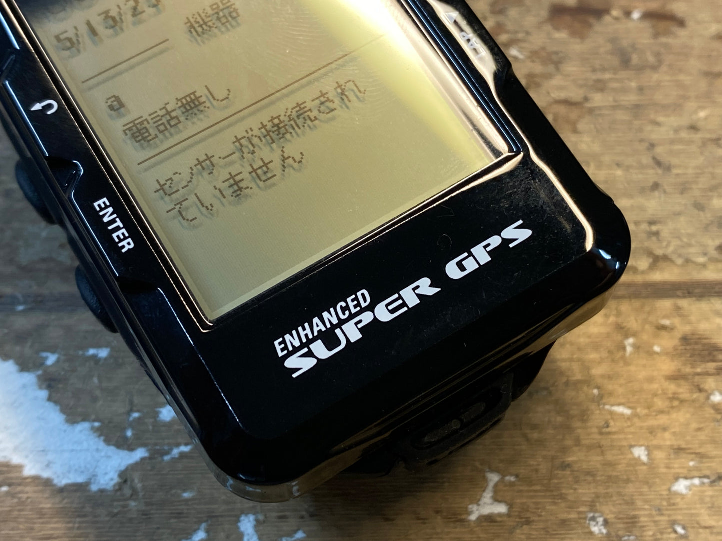 GU295 レザイン LEZYNE ENHANCED SUPER GPS サイクルコンピューター ※起動確認済み