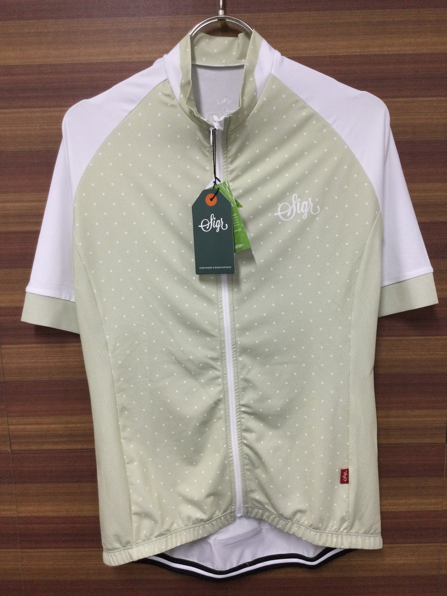 GQ978 ★ シーガー Sigr レガシー LEGACY 半袖サイクルジャージ メンズ S 黄