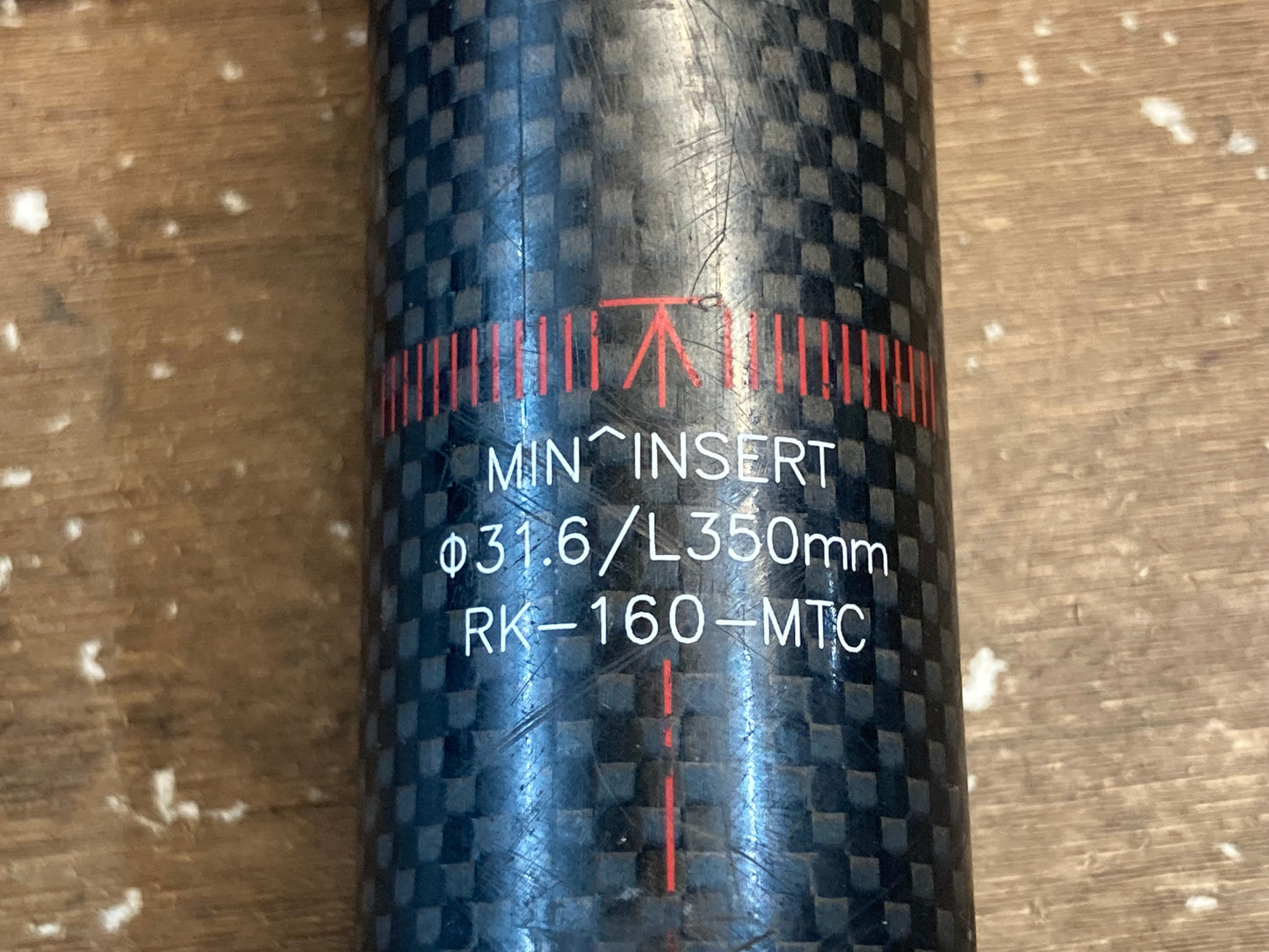 GW438 FSA K-FORCE カーボンシートポスト Φ31.6 360mm