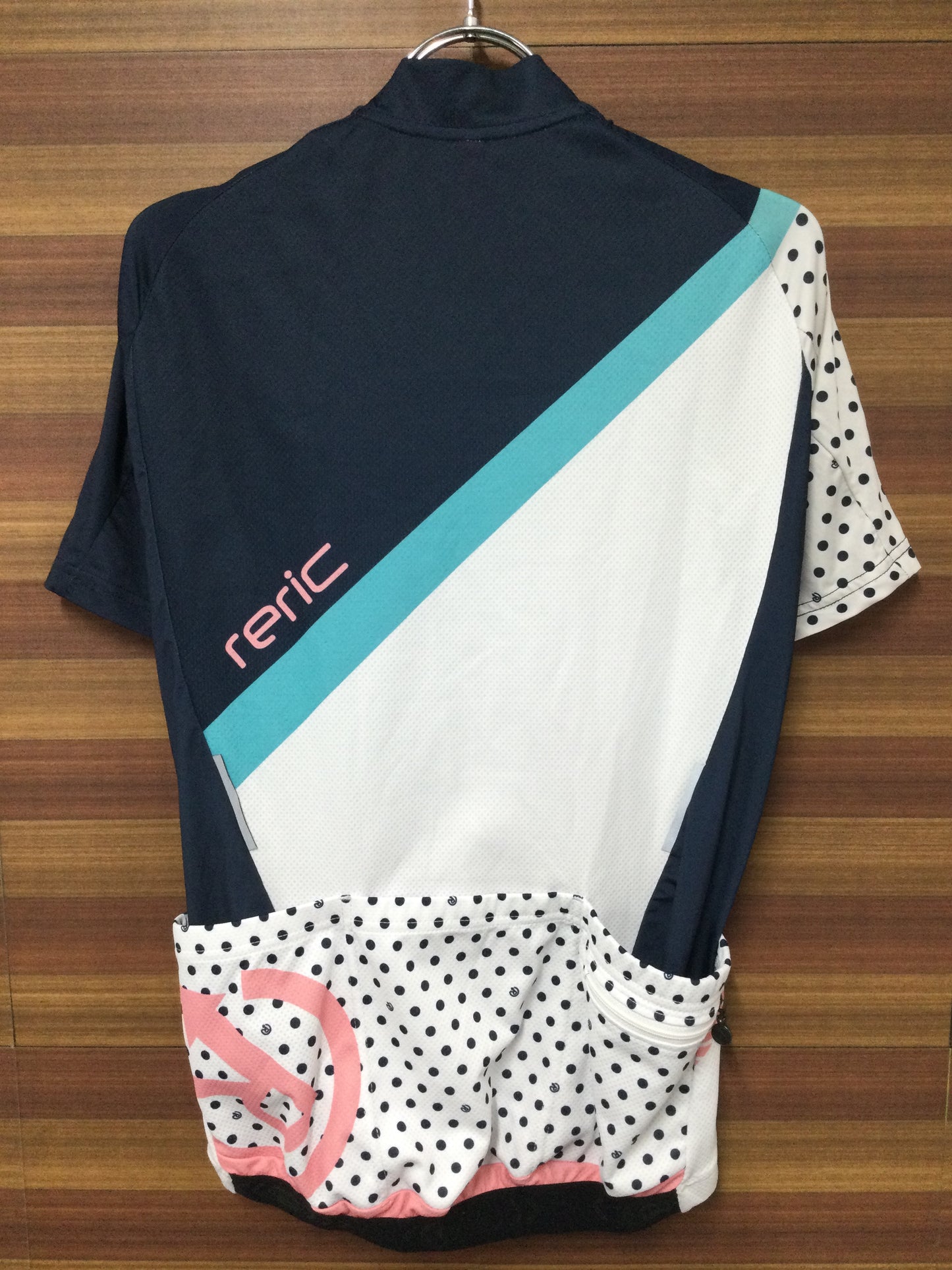 GH494 レリック reric レディース 半袖 サイクルジャージ 総柄 M