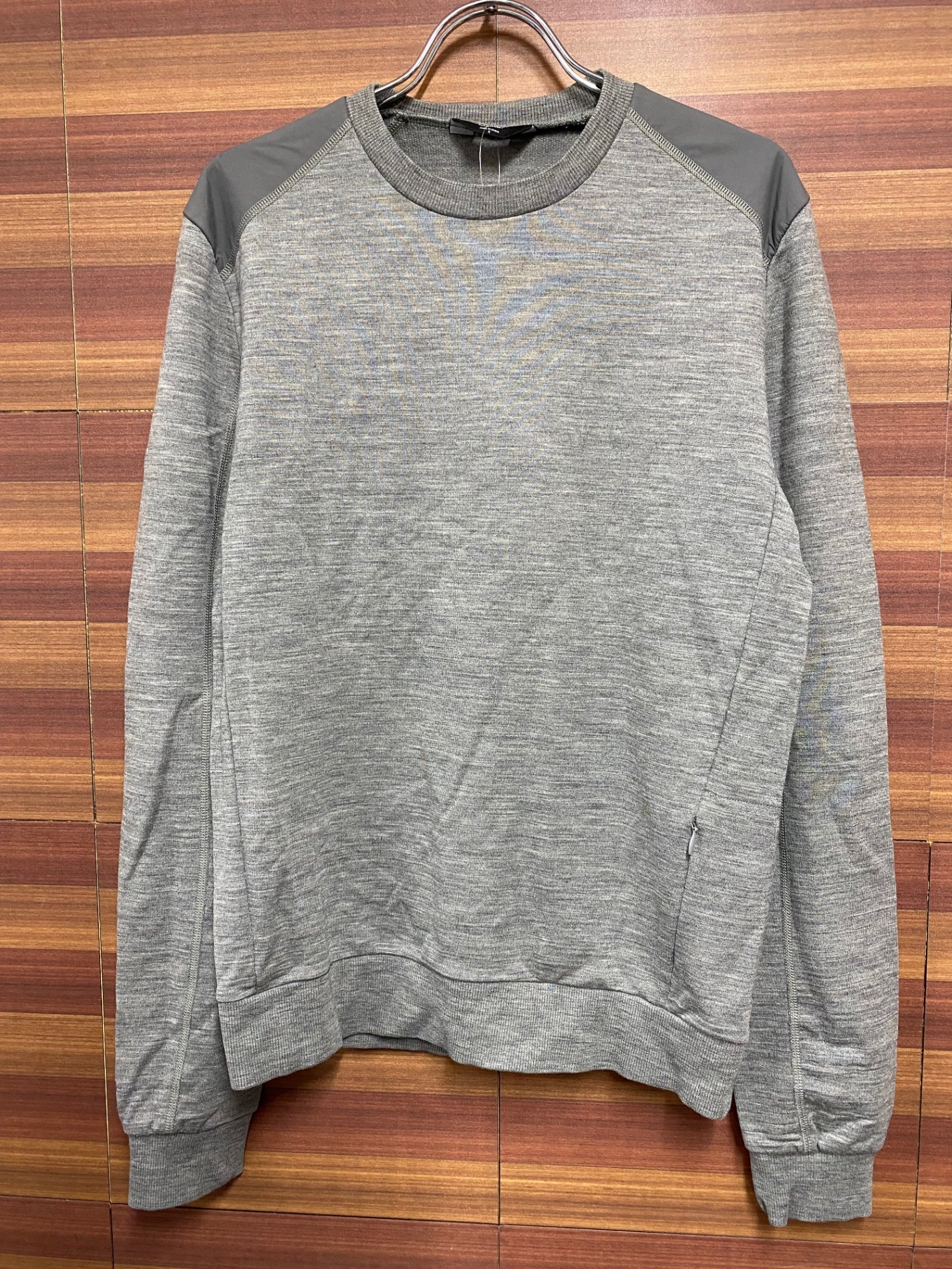 HP542 ラファ RAPHA MERINO SWEATSHIRT スウェットシャツ Sサイズ グレー