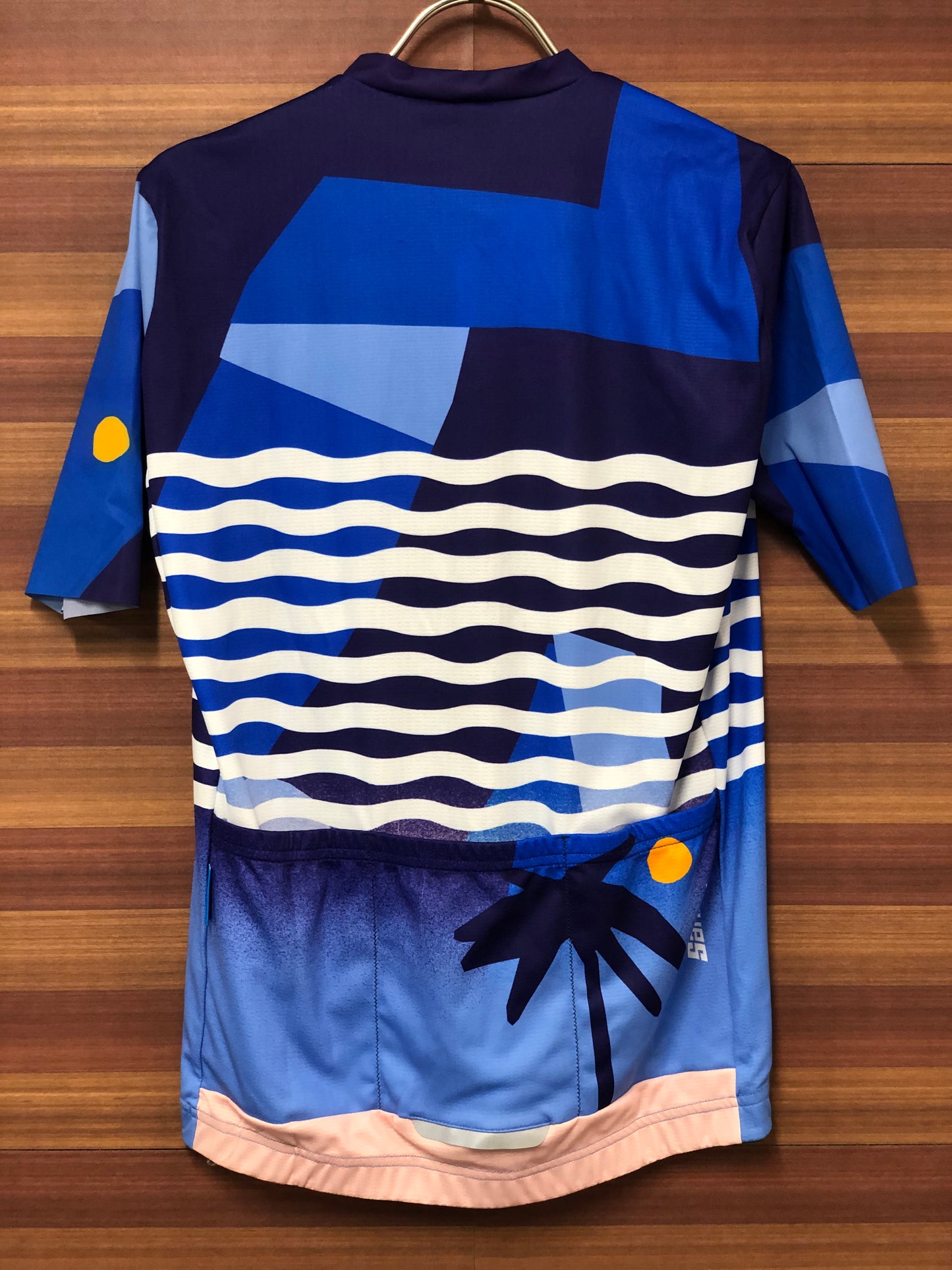 GL310 サンティーニ Santini 半袖サイクルジャージ 青 M PARIS NICE