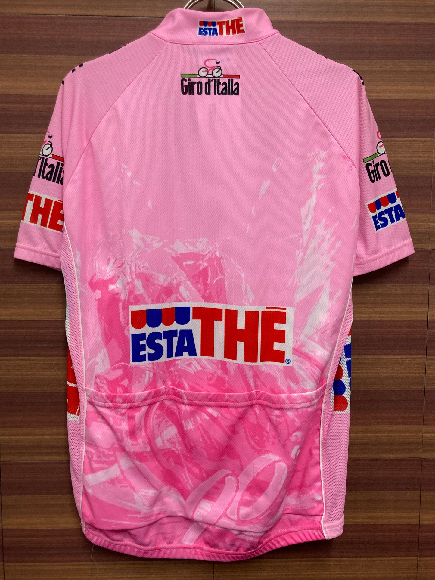 GV913 サンティーニ Santini 半袖 サイクルジャージ ピンク L