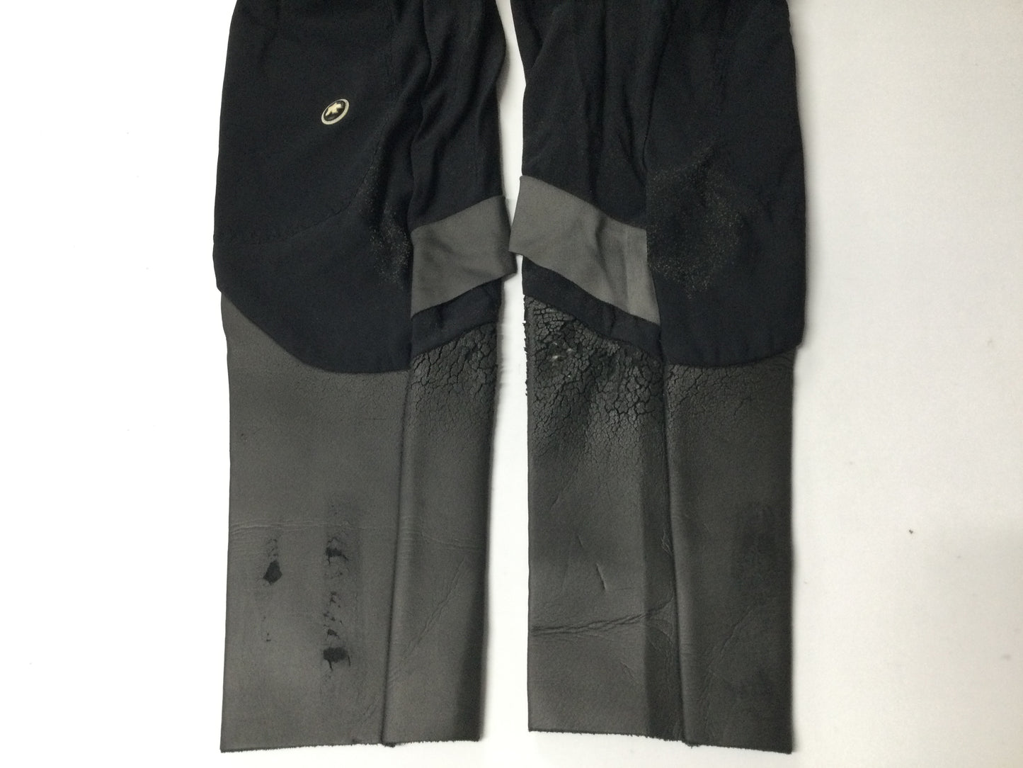 GC011 アソス assos LL bonka ビブタイツ 黒 S 裏起毛 ゴム切れ 裾傷大