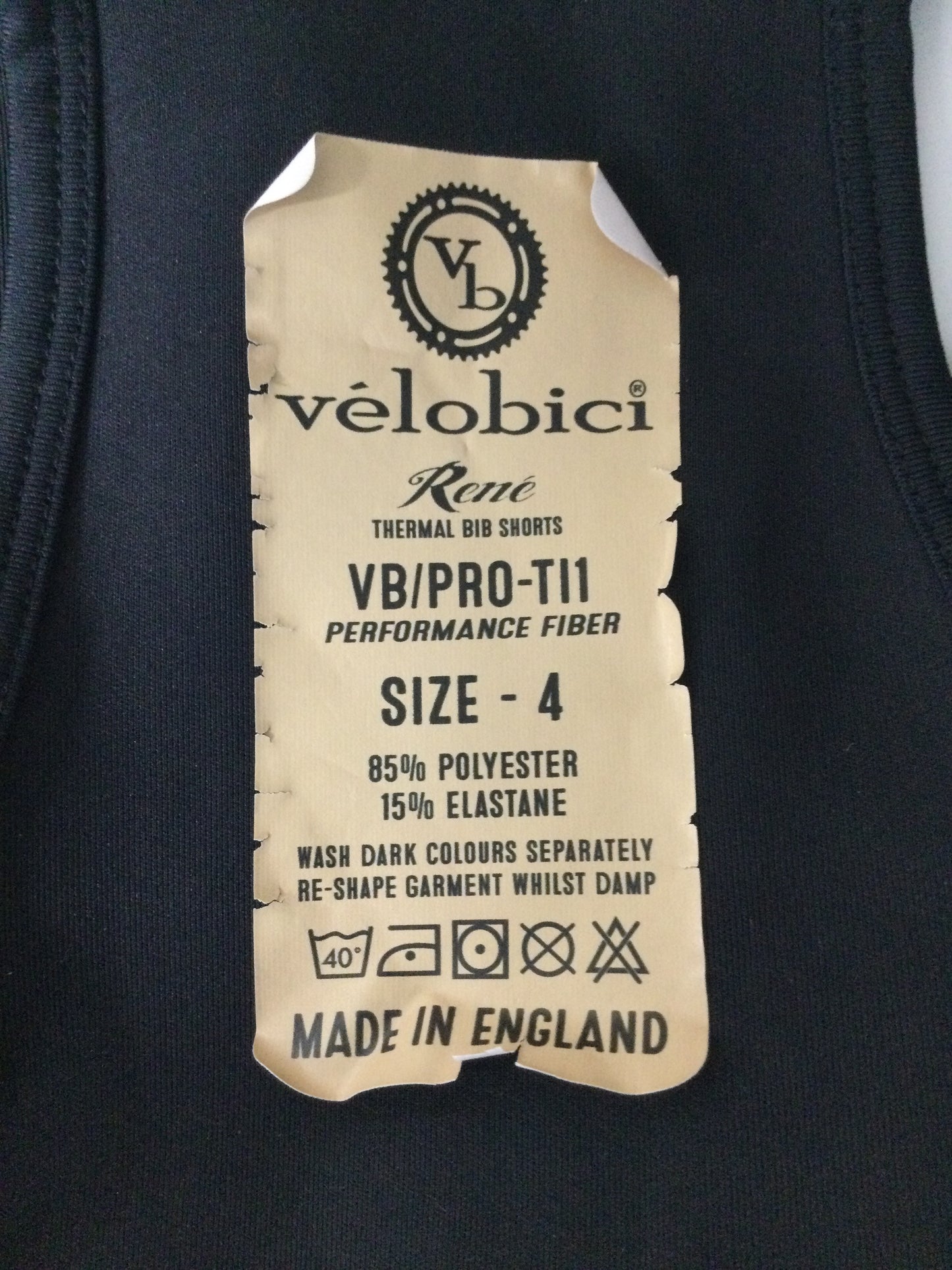 FZ360 ヴェロビチ velobici レネ Rene サーマルビブショーツ 黒 4